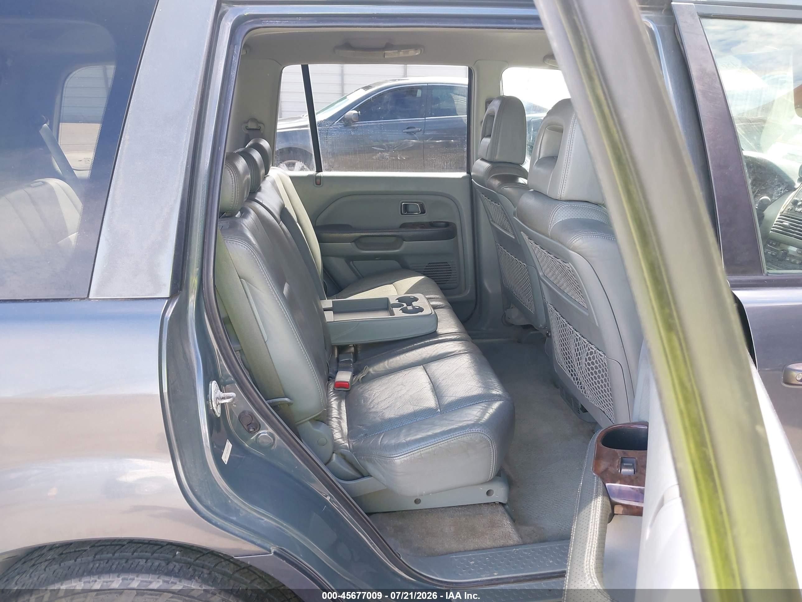 2003 Honda Pilot Ex-l Серый vin: 2HKYF18673H529324