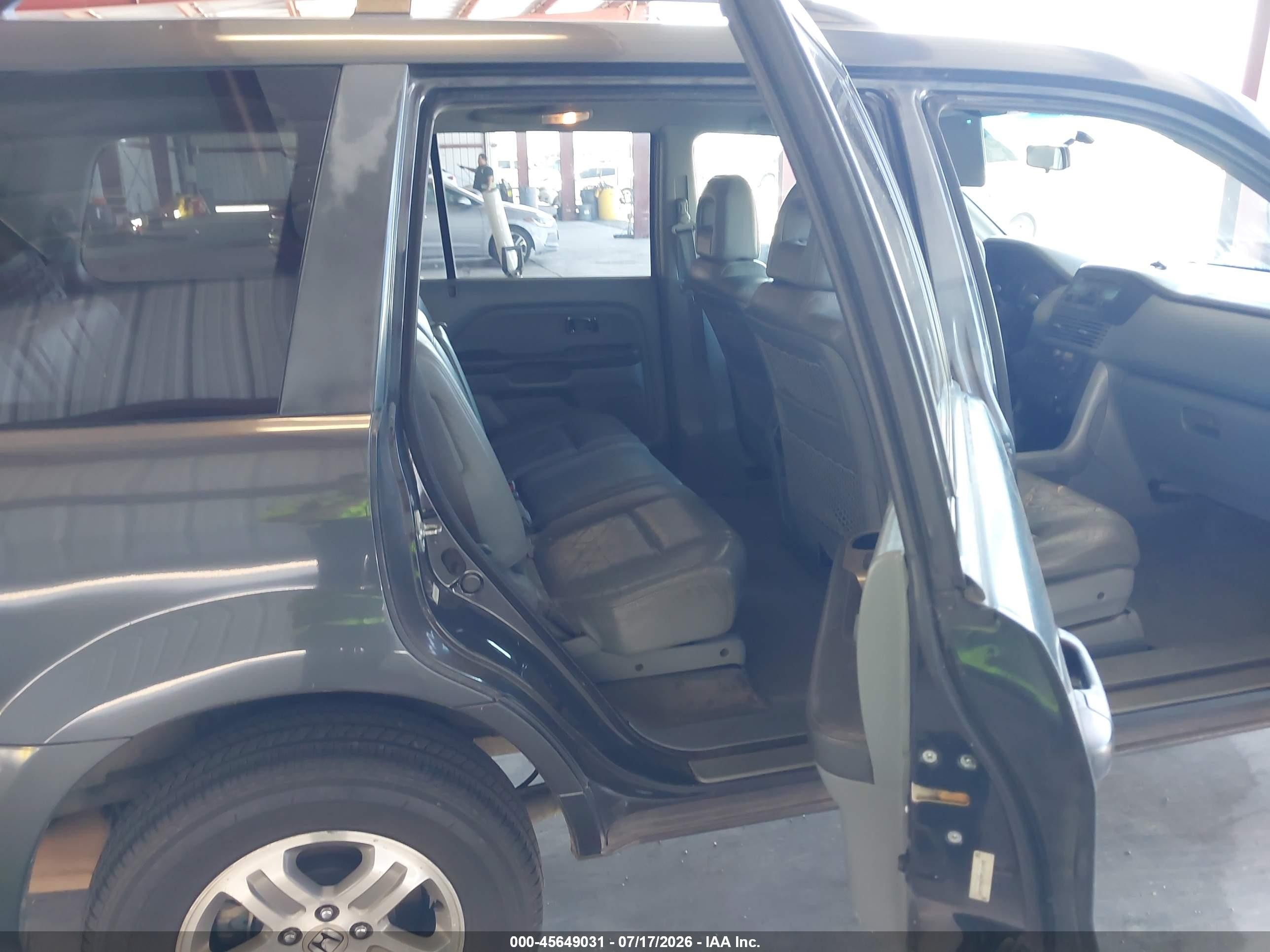2003 Honda Pilot Ex-l Green vin: 2HKYF18673H602899