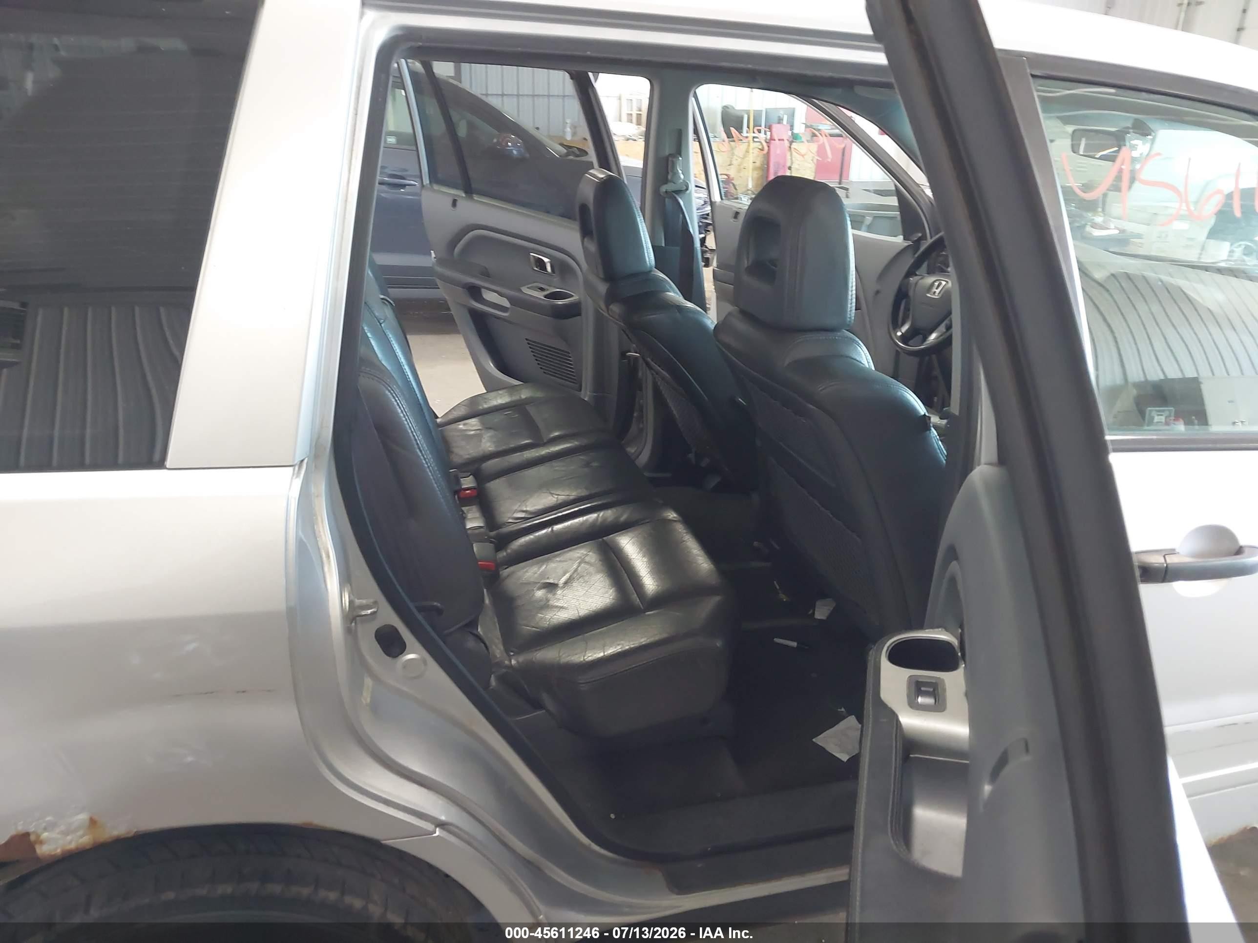 2004 Honda Pilot Ex-l Silver vin: 2HKYF186748542379