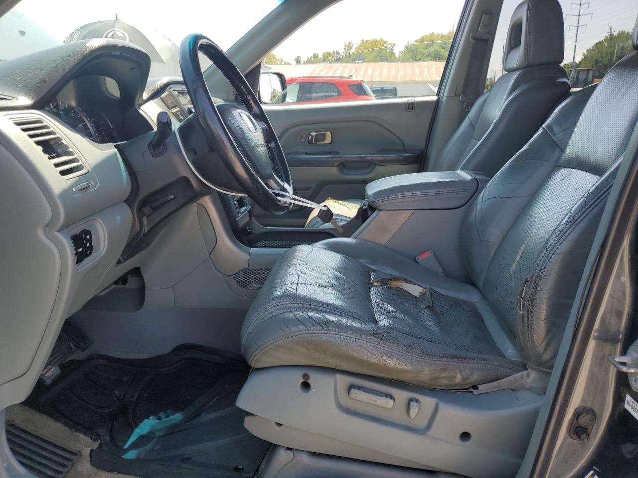 2004 Honda Pilot Exl Синий vin: 2HKYF18674H530605