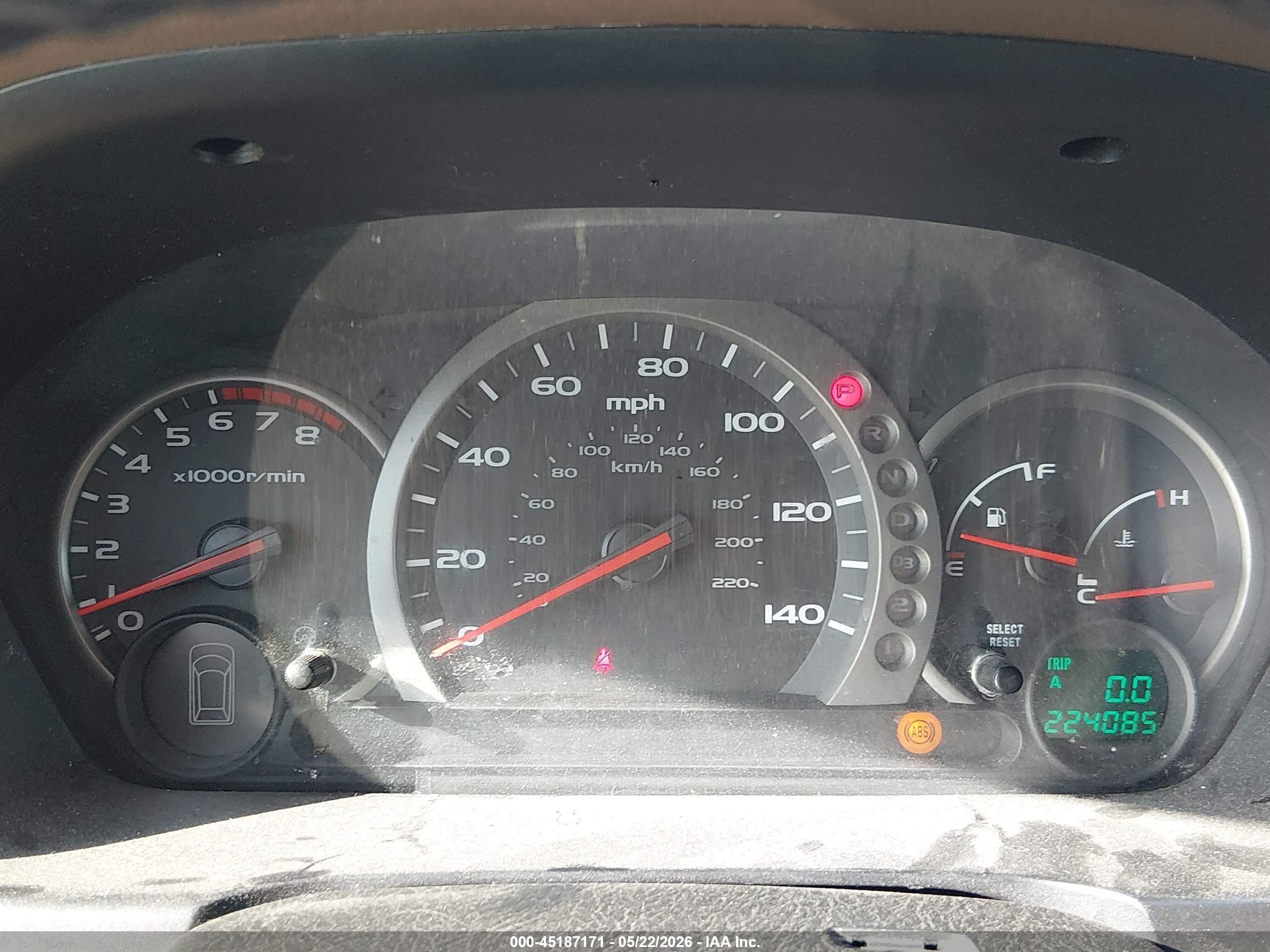 2004 Honda Pilot Ex-l Gold vin: 2HKYF18674H543905