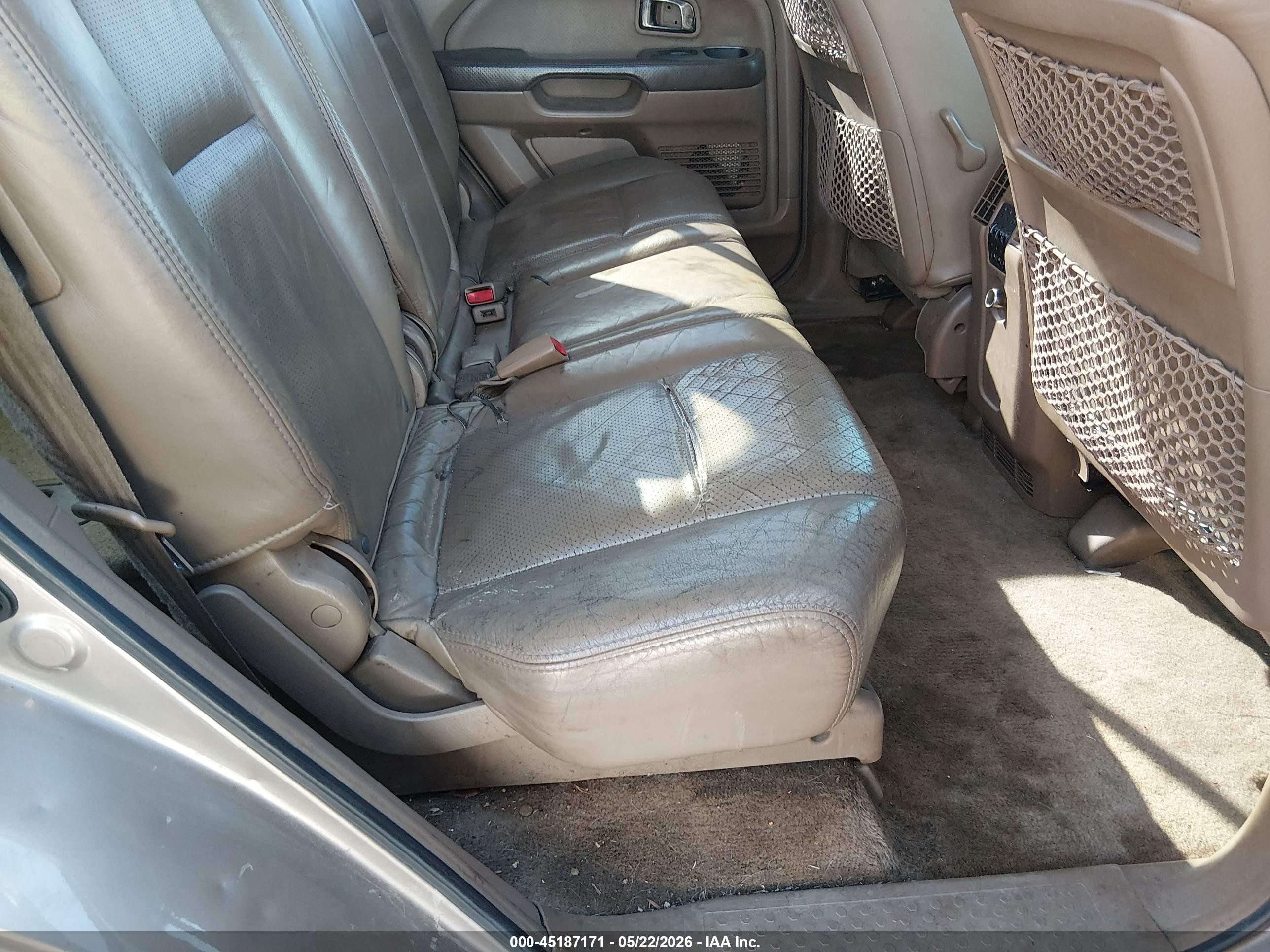 2004 Honda Pilot Ex-l Gold vin: 2HKYF18674H543905