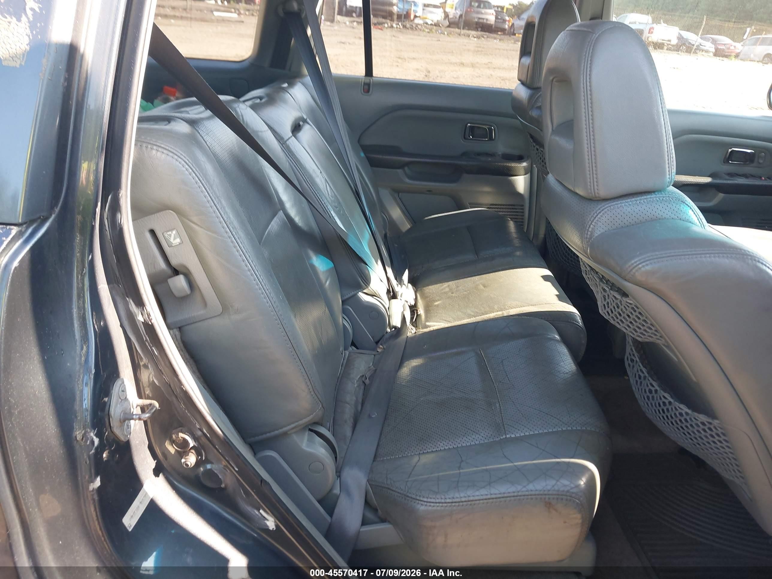 2004 Honda Pilot Ex-l Синий vin: 2HKYF18674H578489