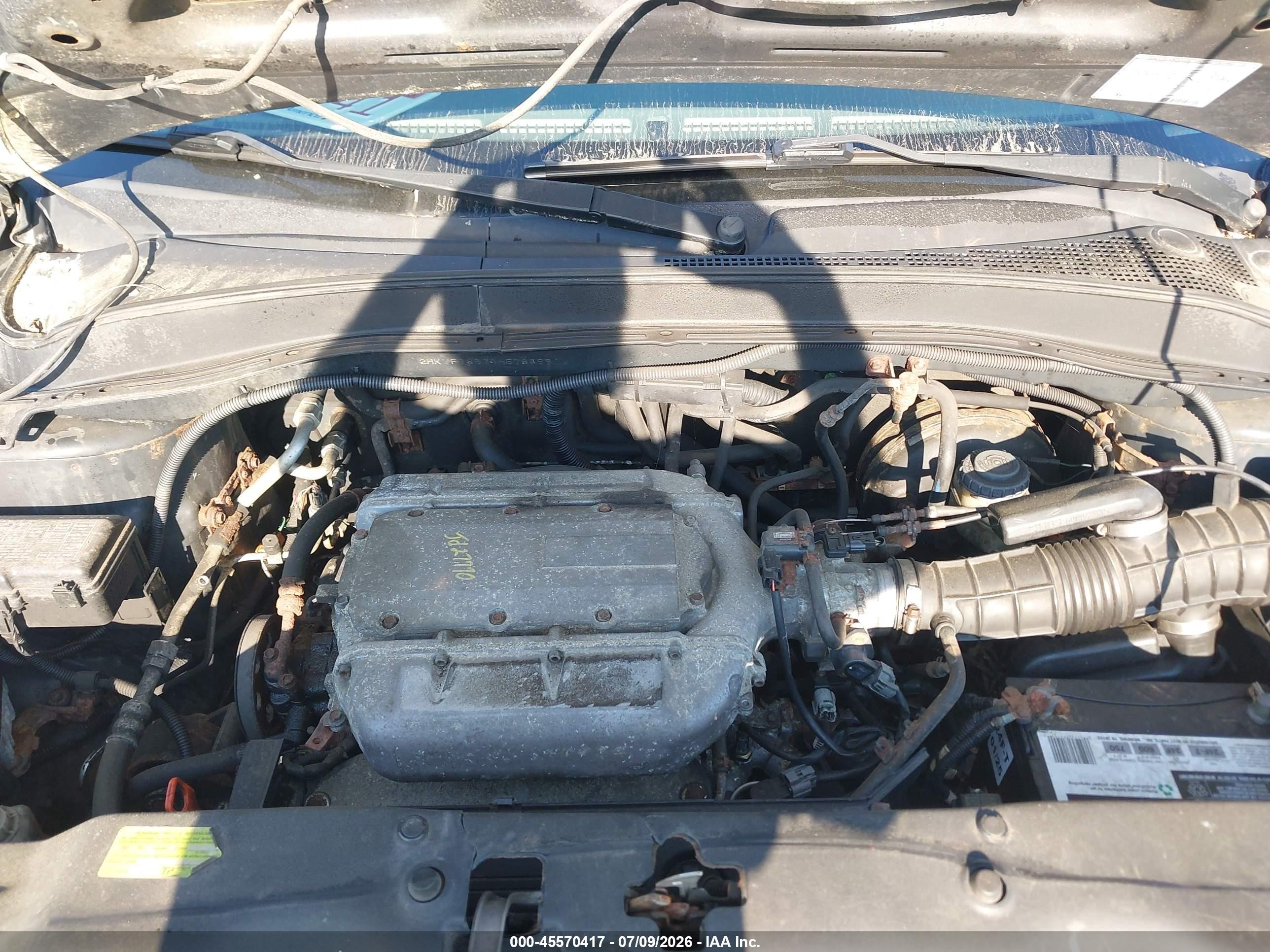 2004 Honda Pilot Ex-l Синий vin: 2HKYF18674H578489