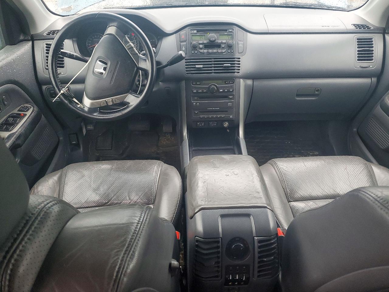 2005 Honda Pilot Exl Blue vin: 2HKYF18675H517953