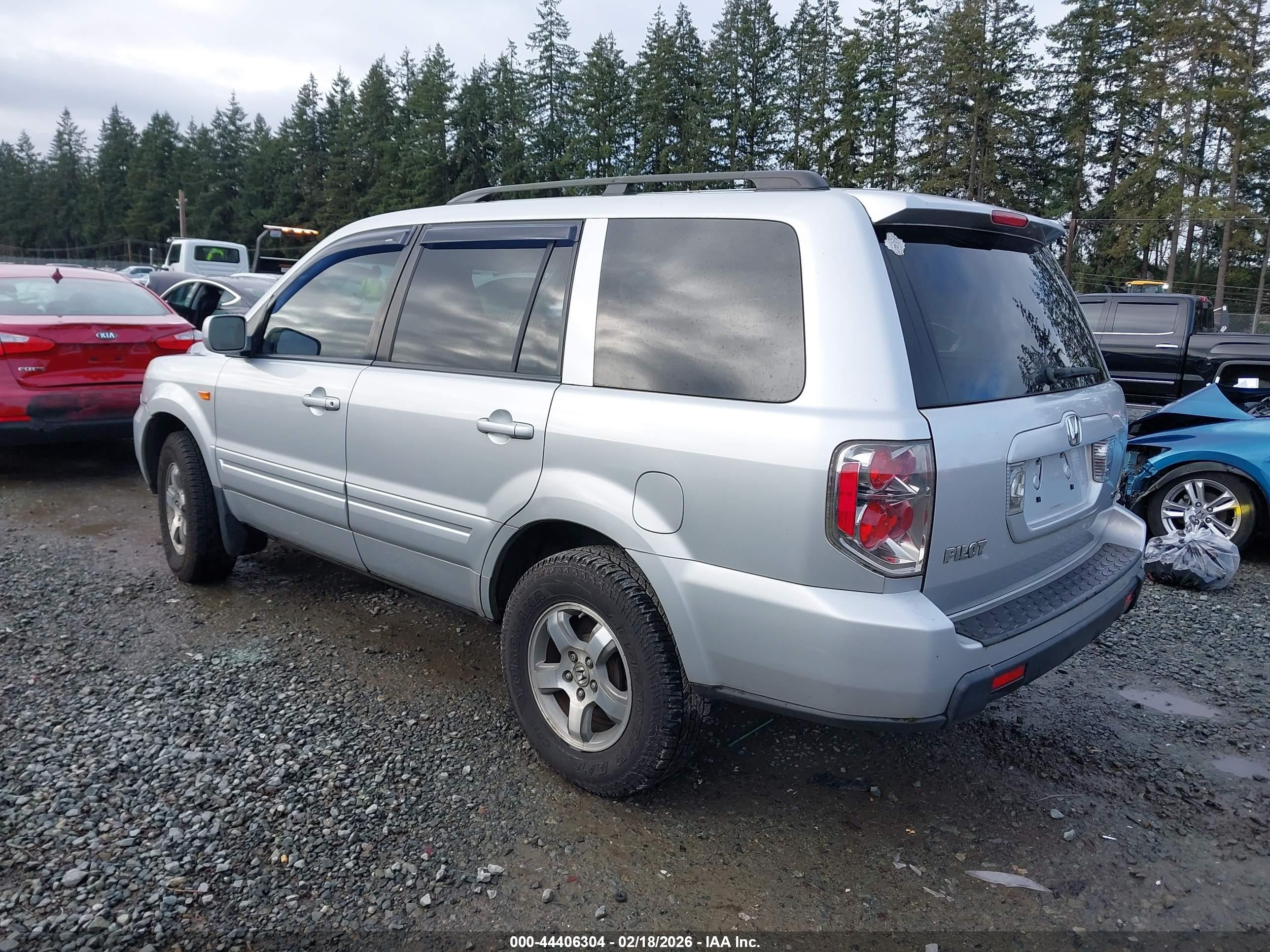 2006 Honda Pilot Ex-l Серебряный vin: 2HKYF18676H515203