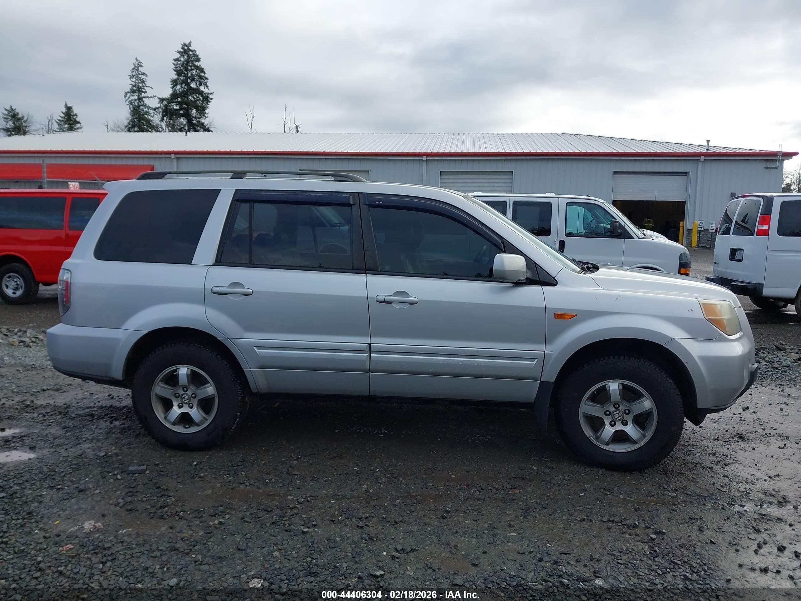 2006 Honda Pilot Ex-l Серебряный vin: 2HKYF18676H515203