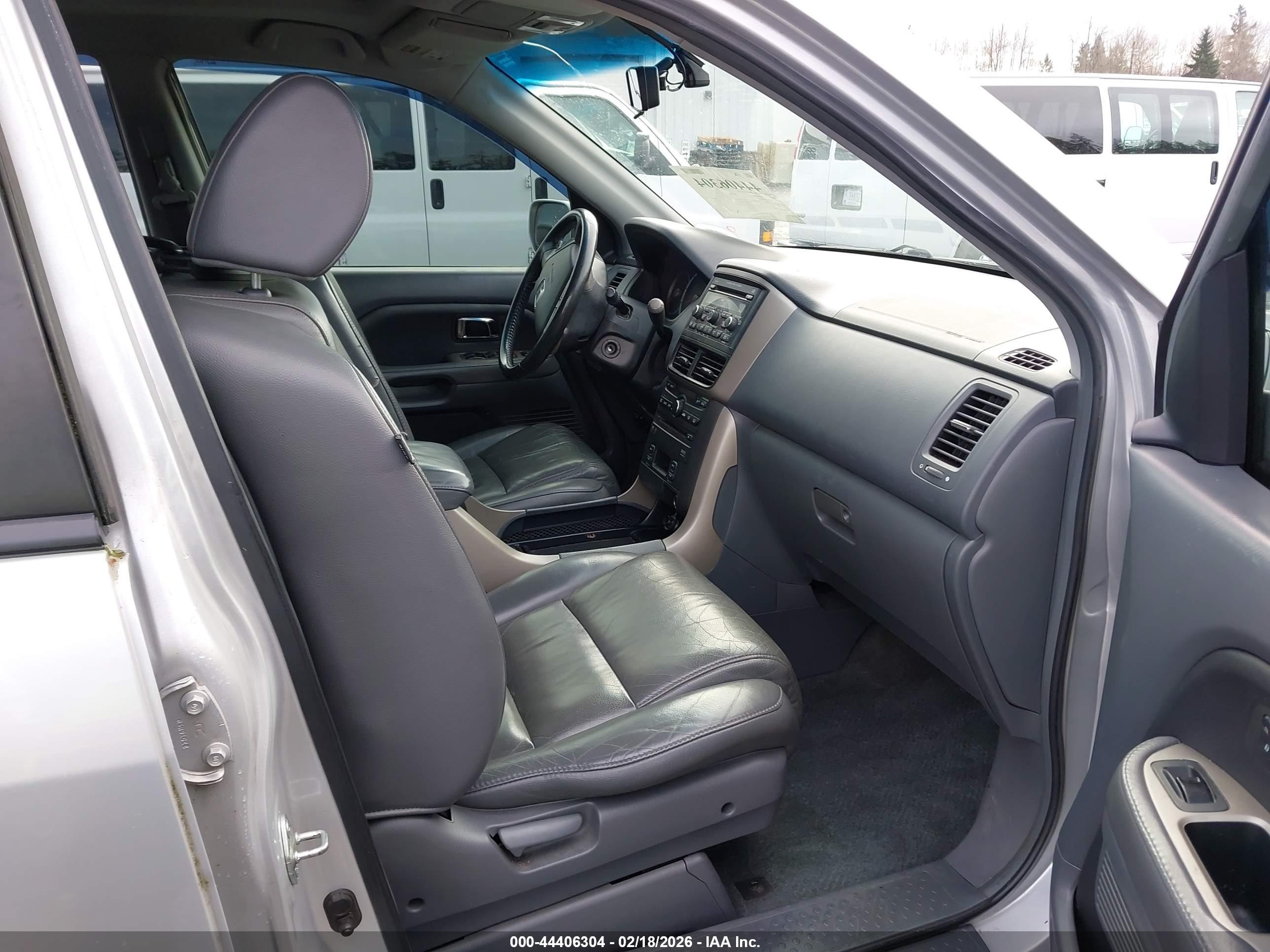 2006 Honda Pilot Ex-l Серебряный vin: 2HKYF18676H515203