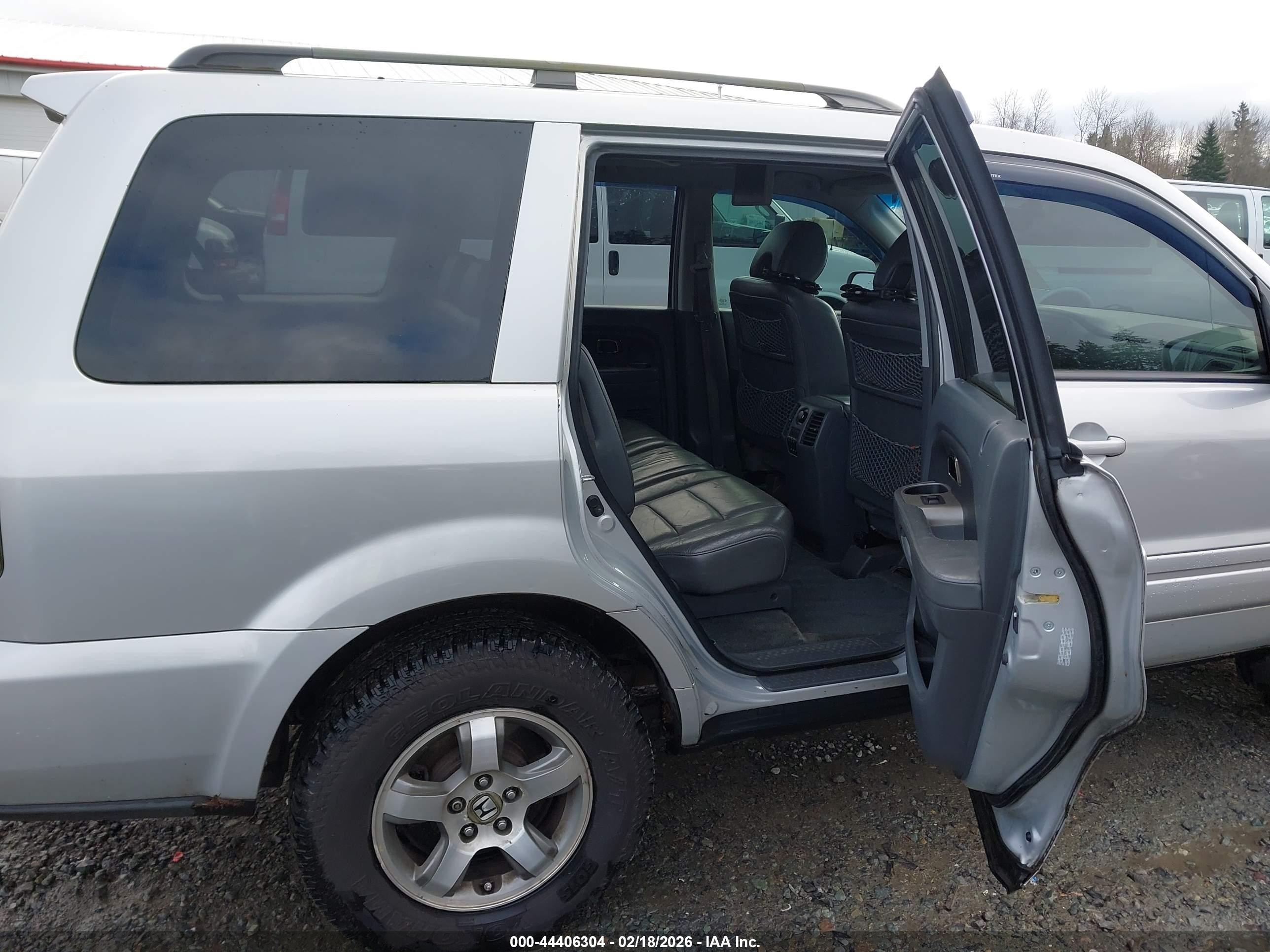 2006 Honda Pilot Ex-l Серебряный vin: 2HKYF18676H515203