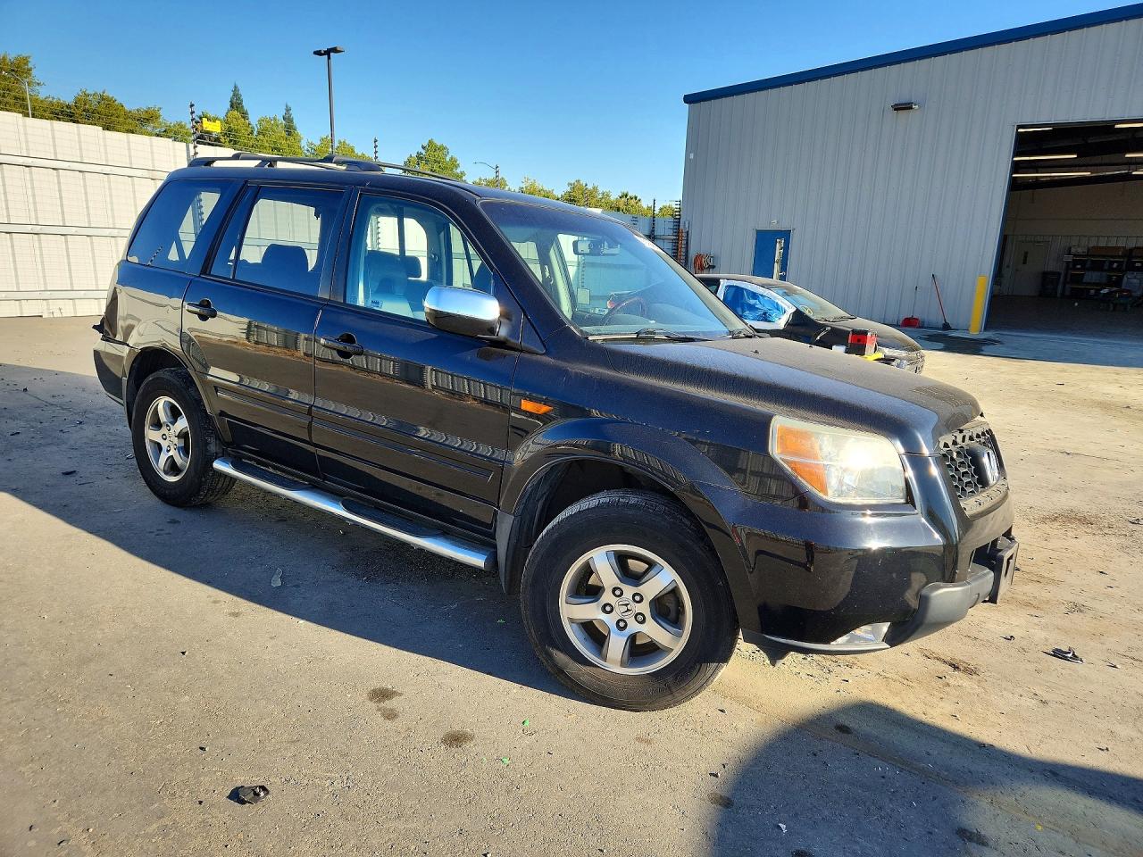 2006 Honda Pilot Ex Black vin: 2HKYF18676H526539