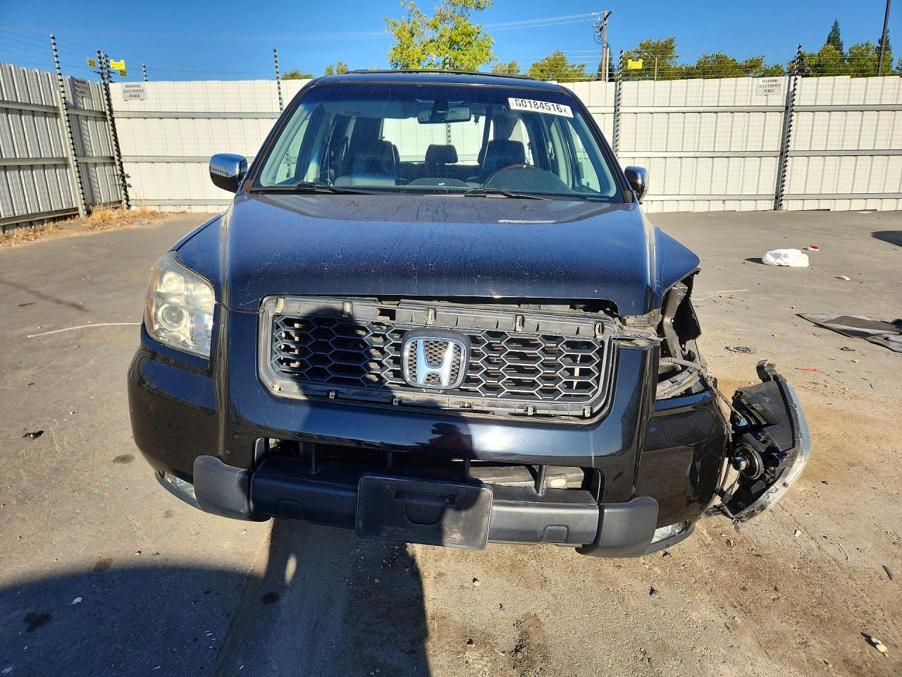 2006 Honda Pilot Ex Black vin: 2HKYF18676H526539