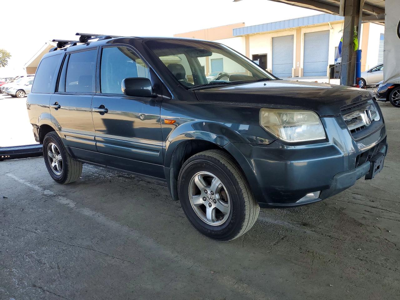 2006 Honda Pilot Ex Gray vin: 2HKYF18676H531580
