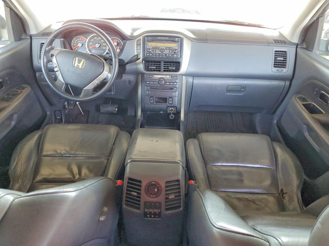 2006 Honda Pilot Ex Gray vin: 2HKYF18676H531580