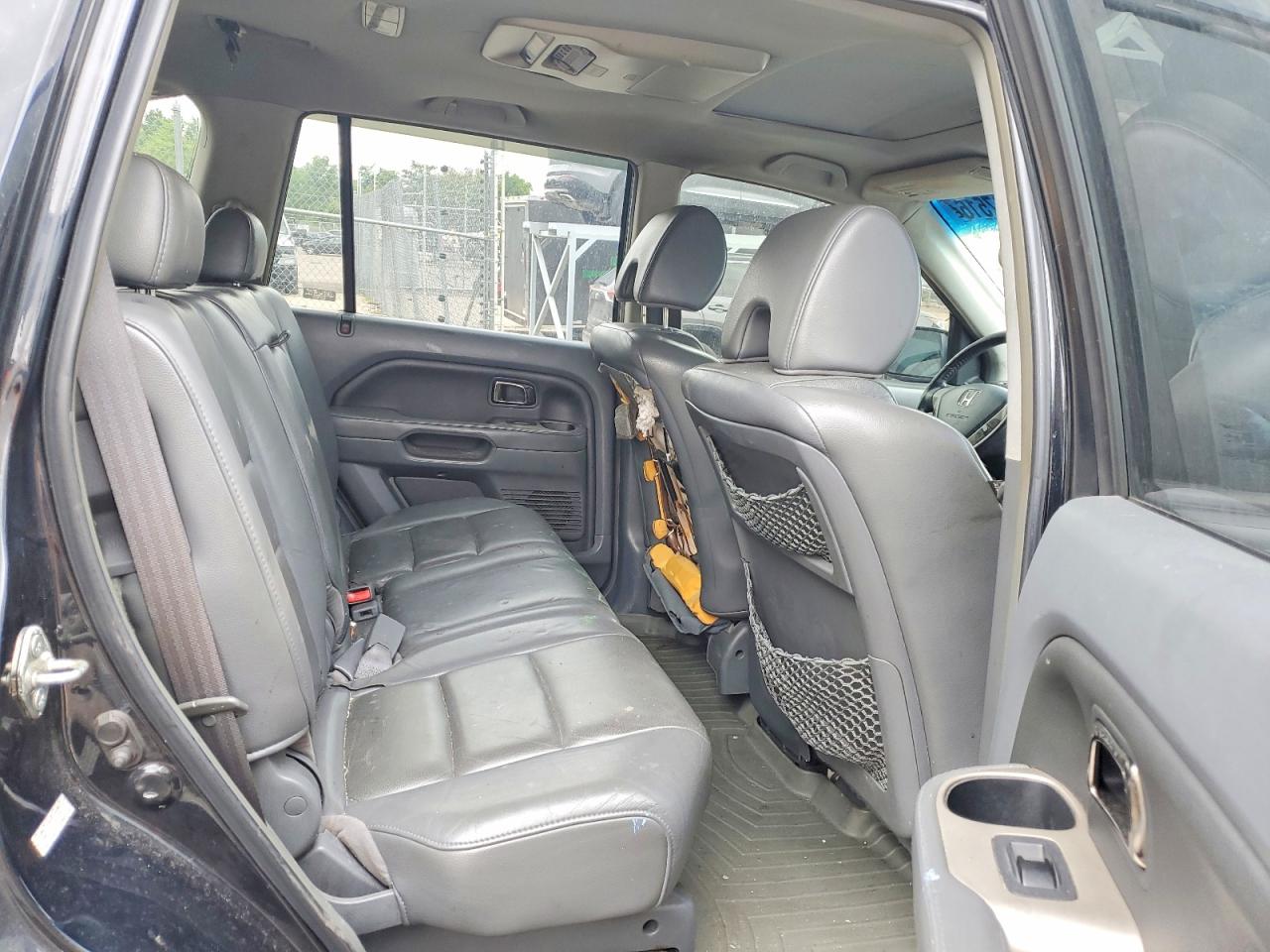 2006 Honda Pilot Ex Black vin: 2HKYF18676H539016