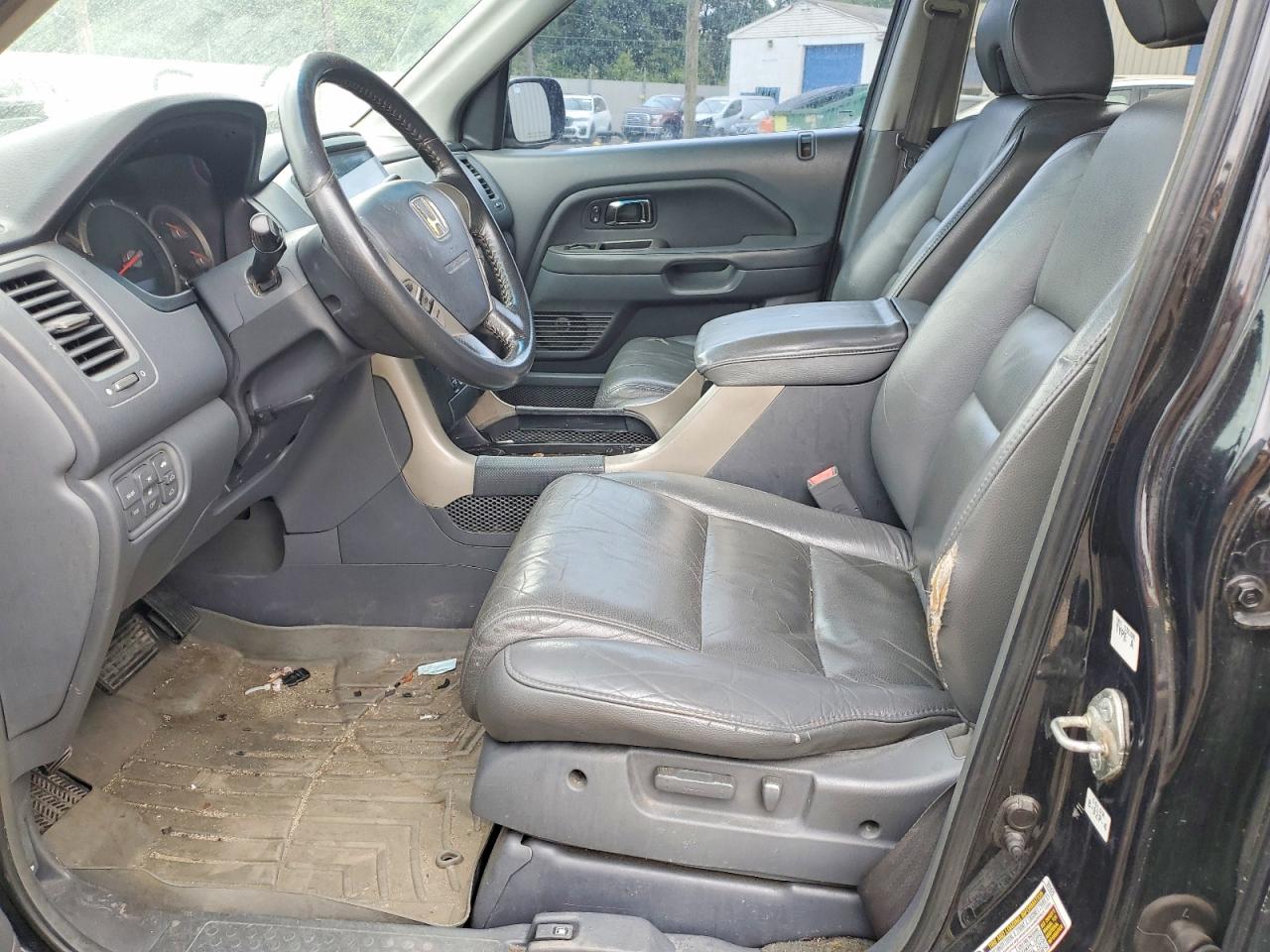 2006 Honda Pilot Ex Black vin: 2HKYF18676H539016