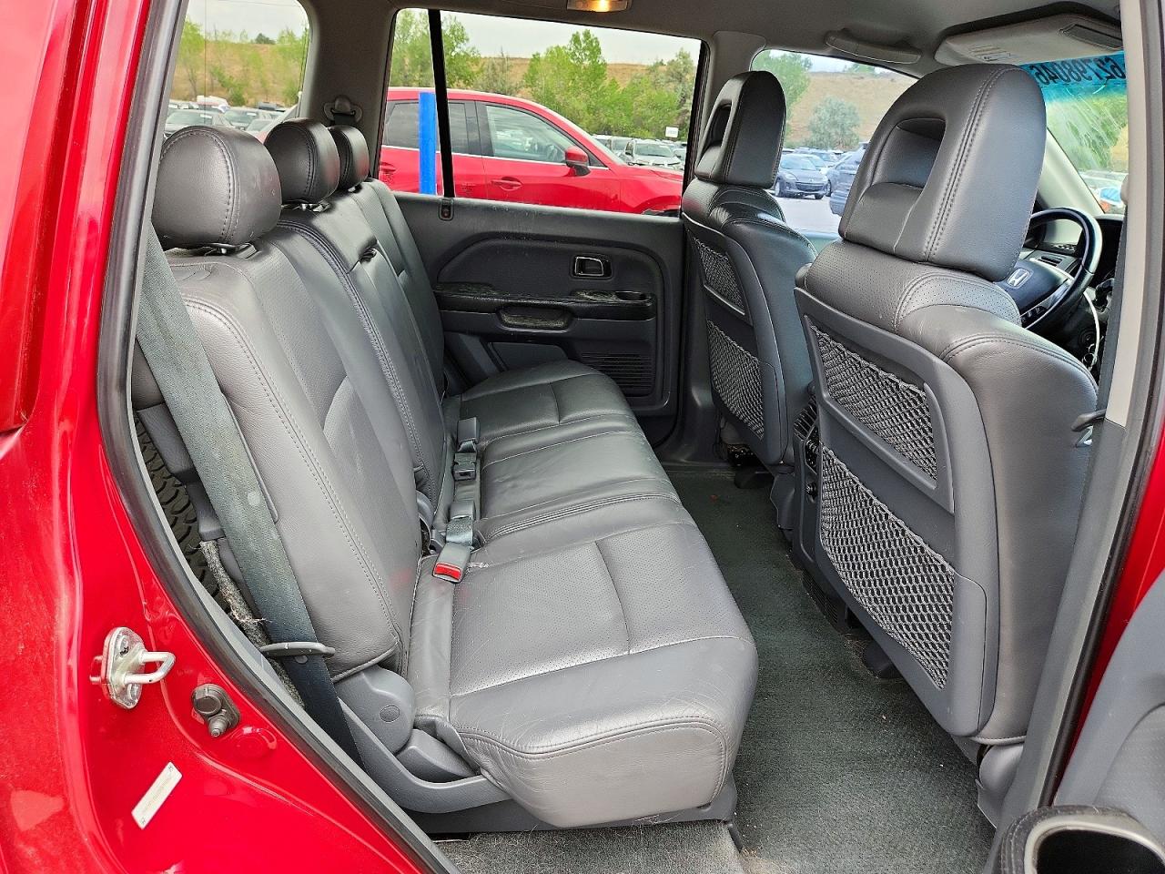 2003 Honda Pilot Exl Red vin: 2HKYF18683H595462
