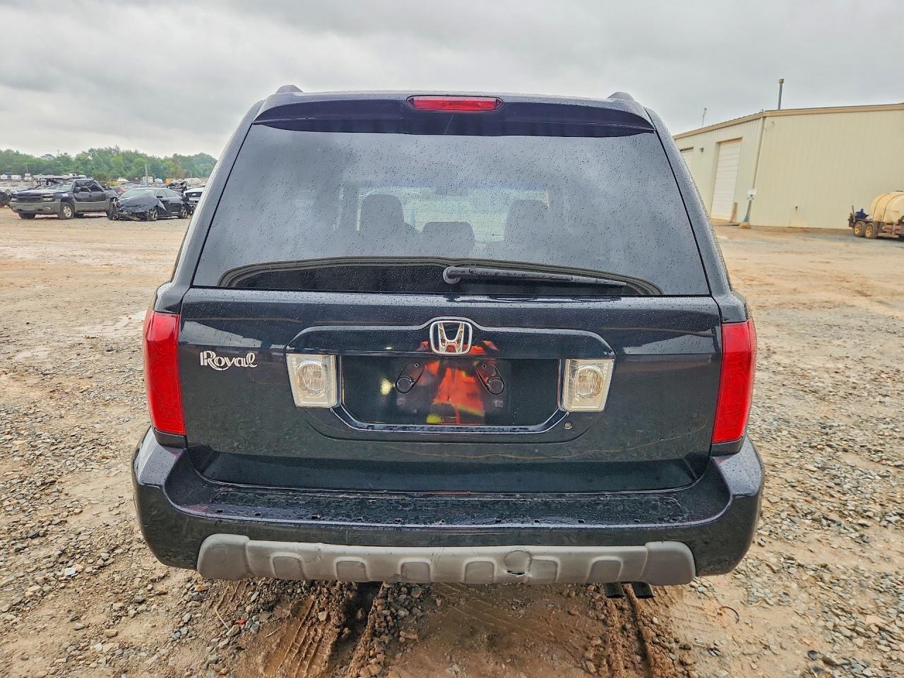 2004 Honda Pilot Exl Black vin: 2HKYF18684H607174