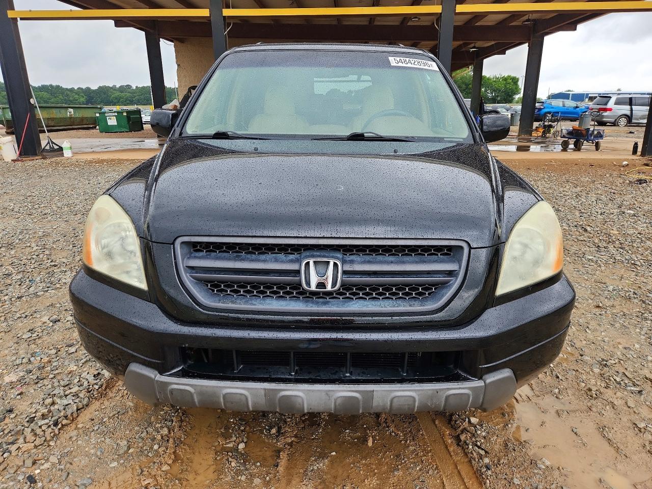 2004 Honda Pilot Exl Black vin: 2HKYF18684H607174