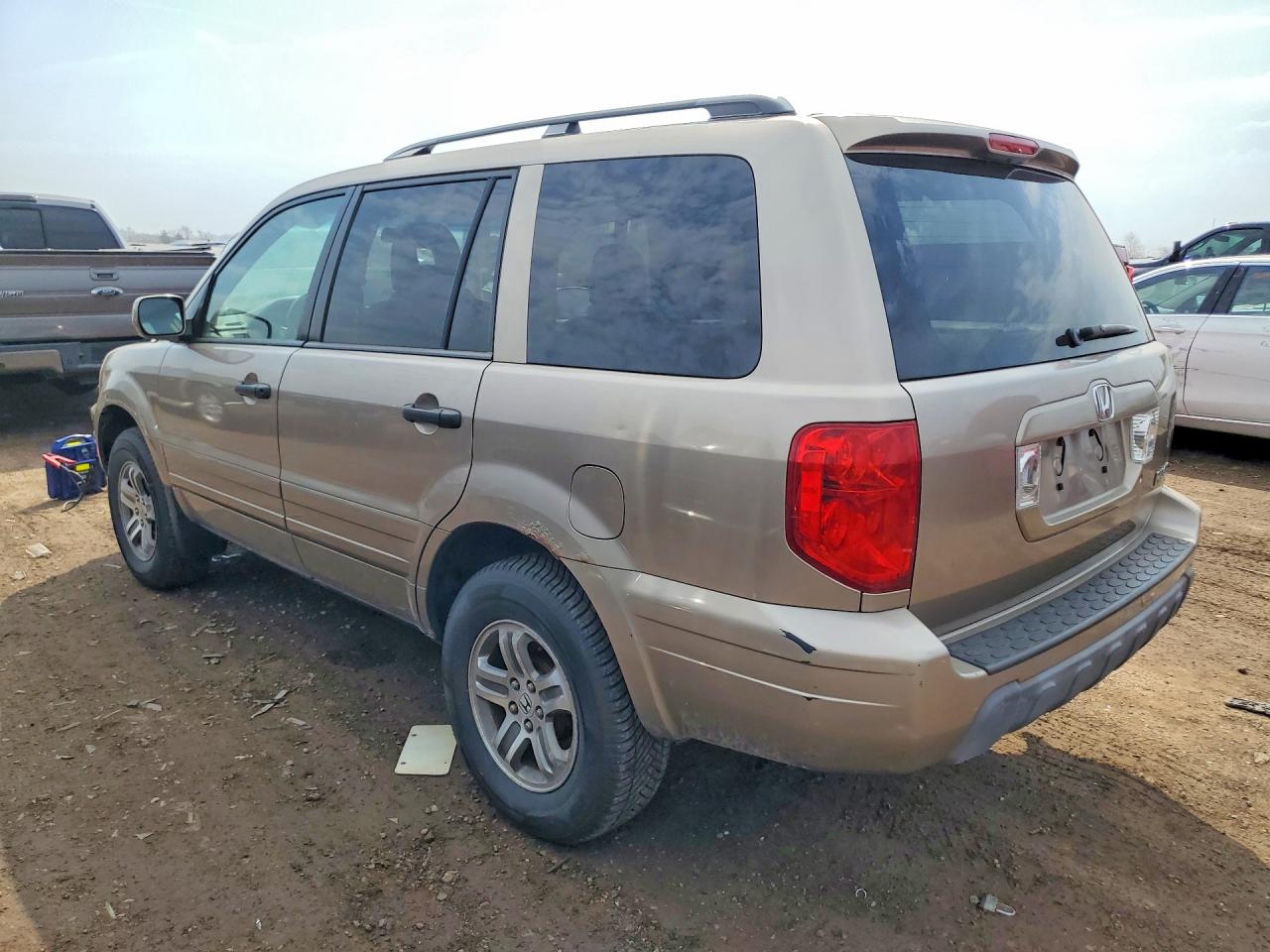 2004 Honda Pilot Exl Gold vin: 2HKYF18684H607367