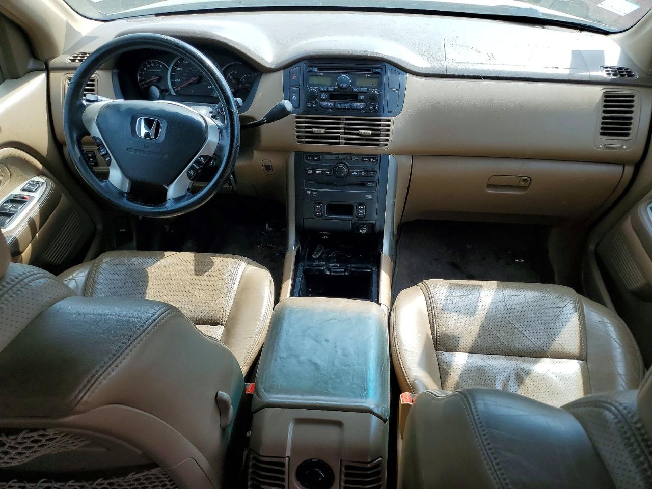2004 Honda Pilot Exl Gold vin: 2HKYF18684H607367