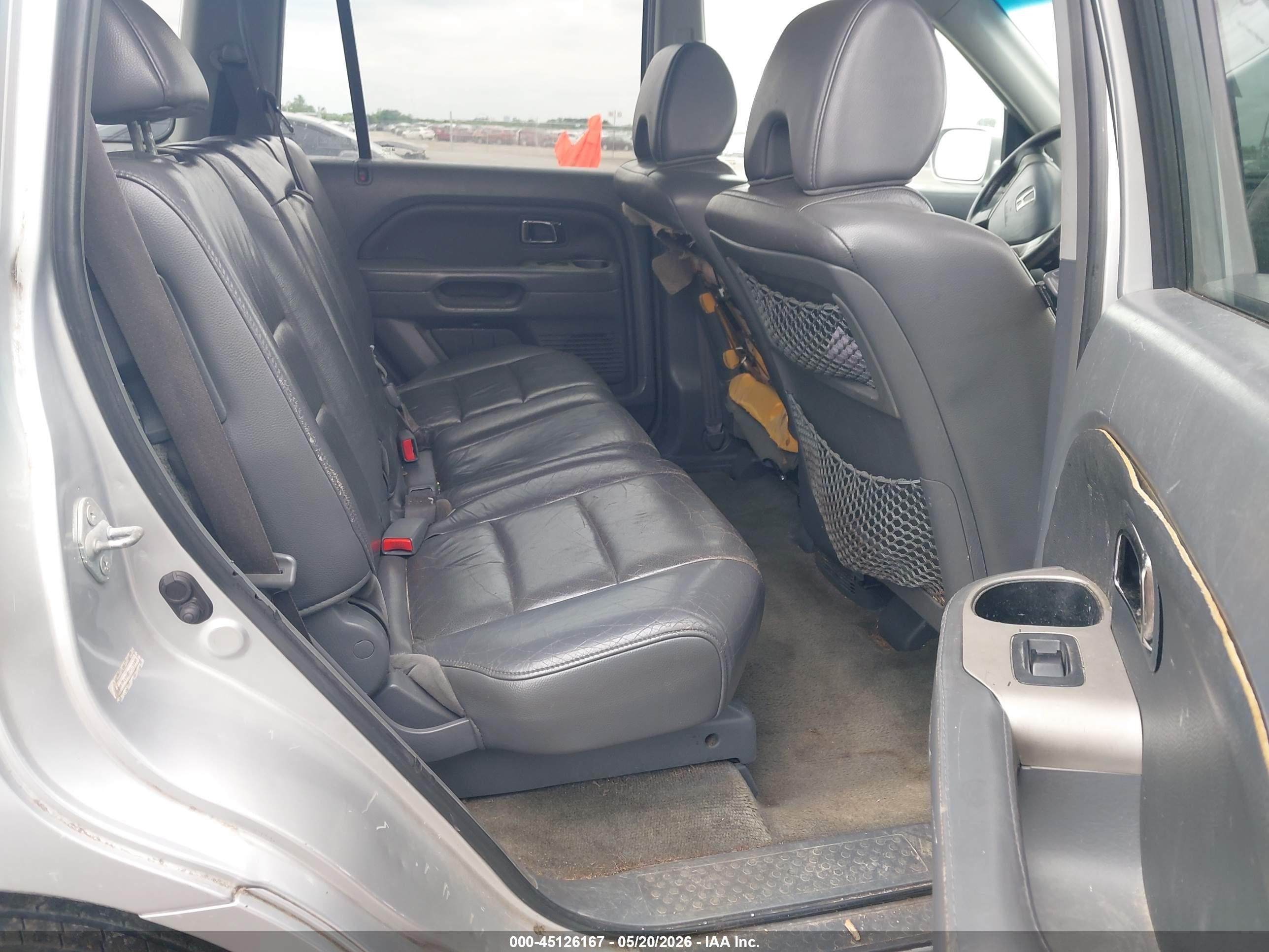 2007 Honda Pilot Ex-l Silver vin: 2HKYF18687H515468
