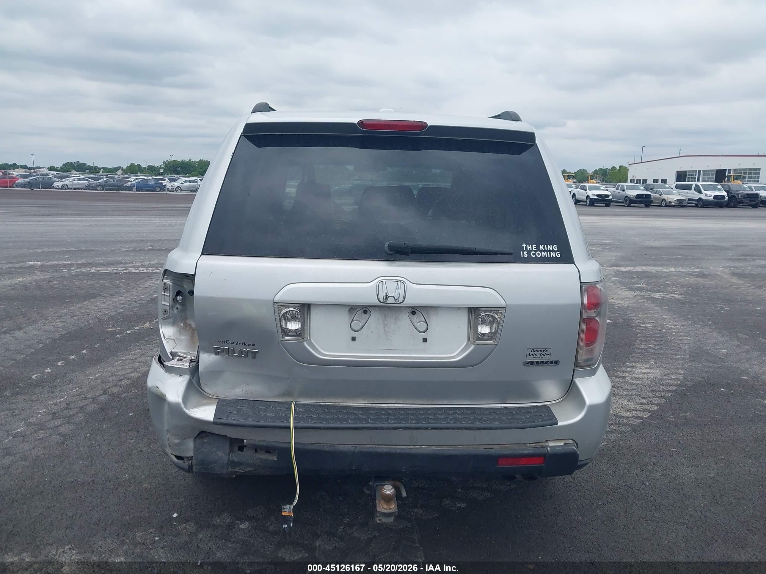 2007 Honda Pilot Ex-l Silver vin: 2HKYF18687H515468