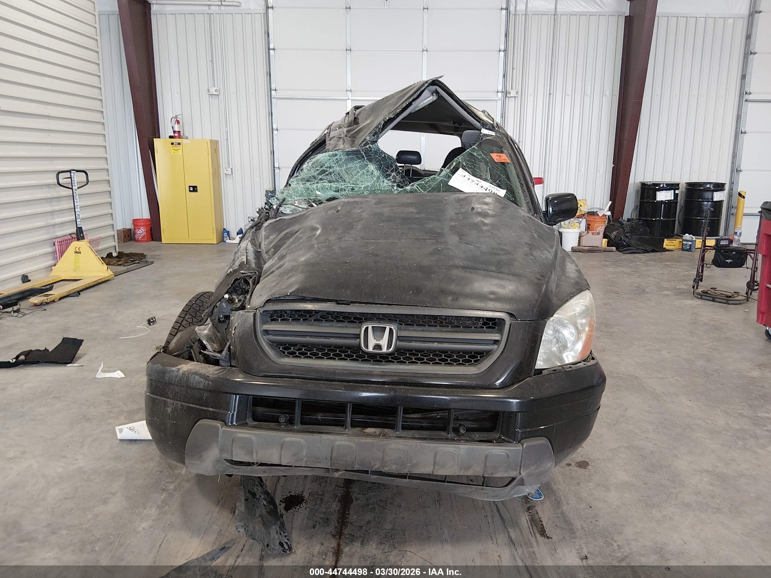 2003 Honda Pilot Ex-l Black vin: 2HKYF18693H609949