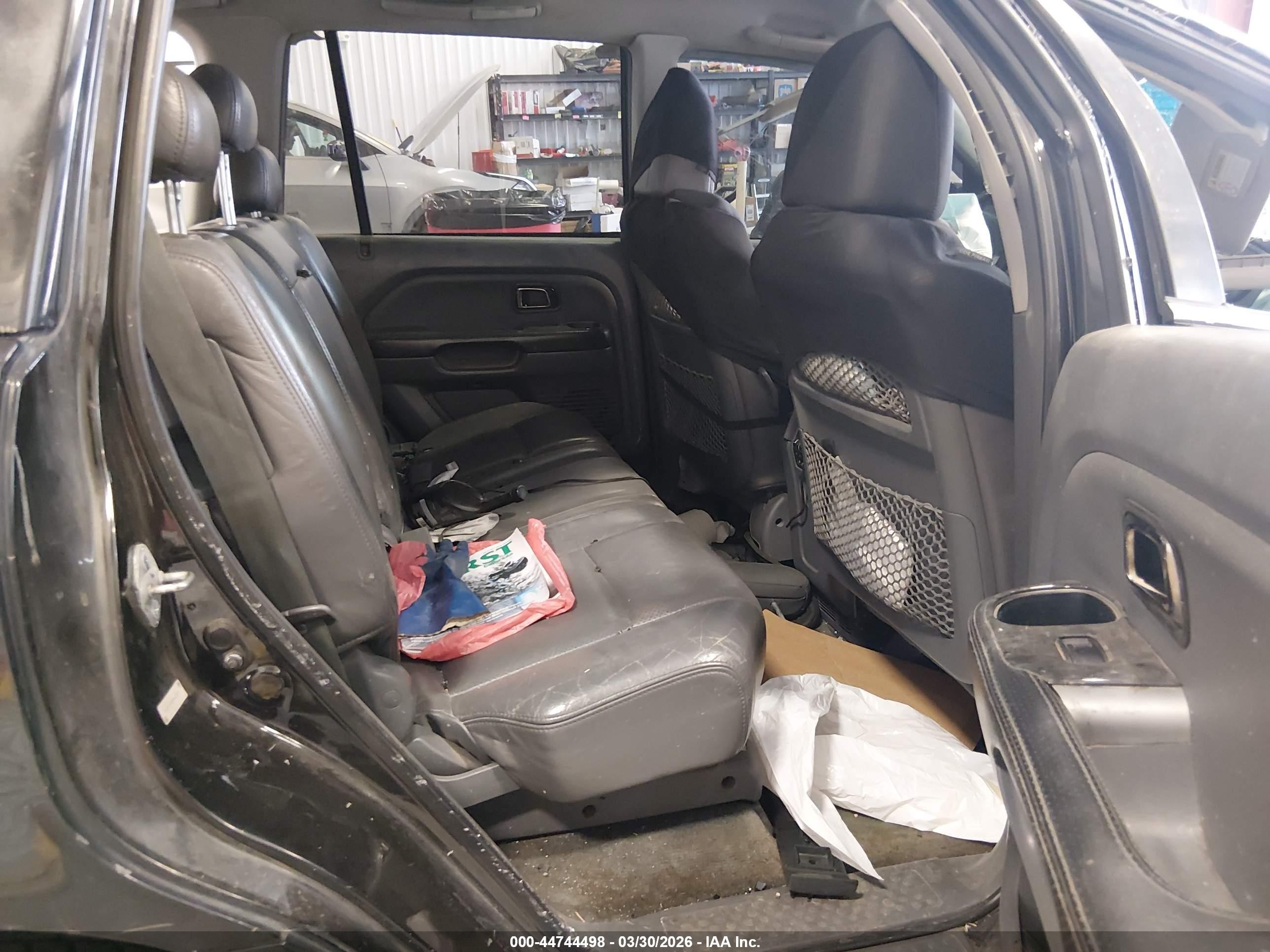 2003 Honda Pilot Ex-l Black vin: 2HKYF18693H609949