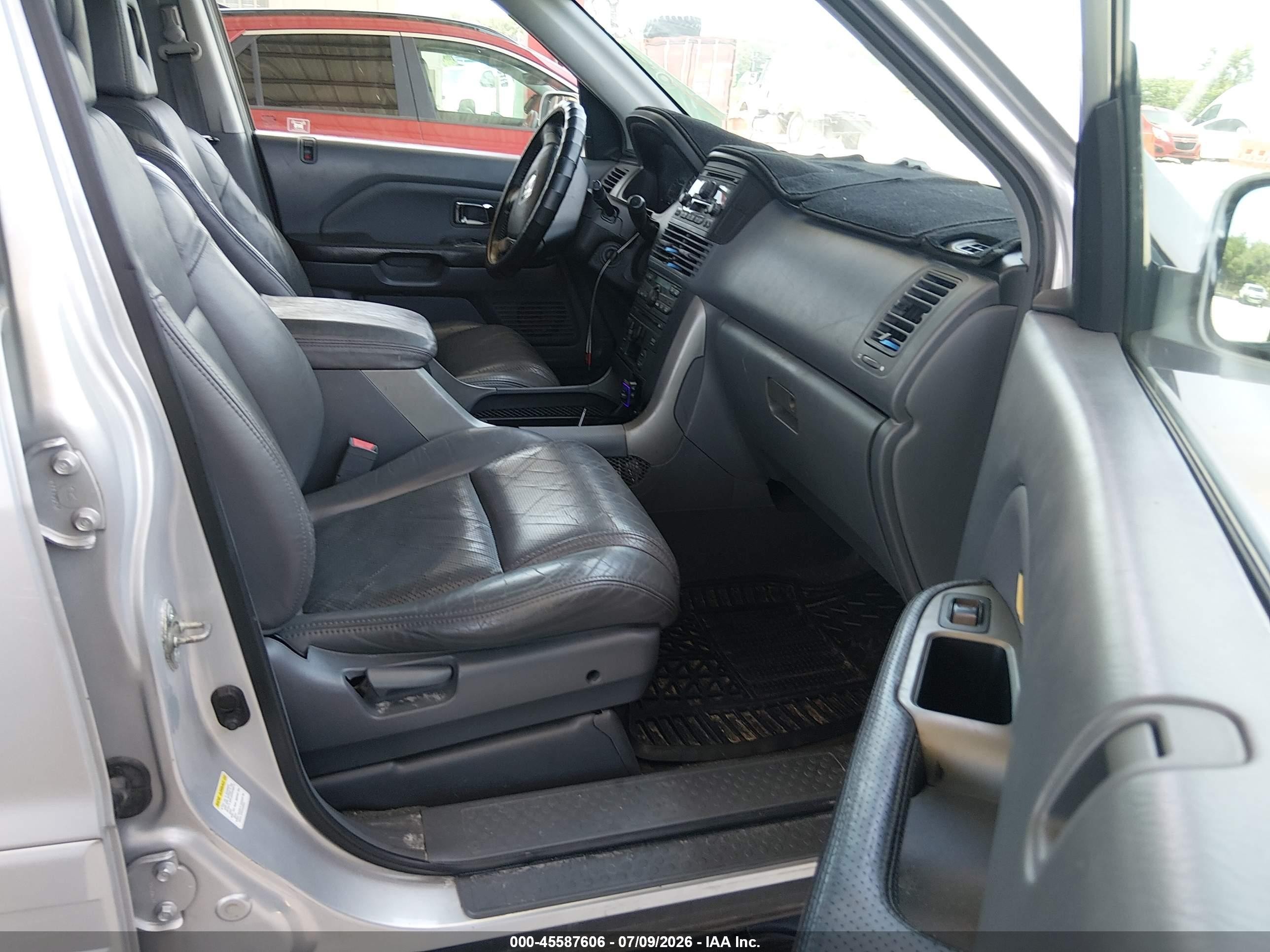 2004 Honda Pilot Ex-l Gray vin: 2HKYF18694H526068