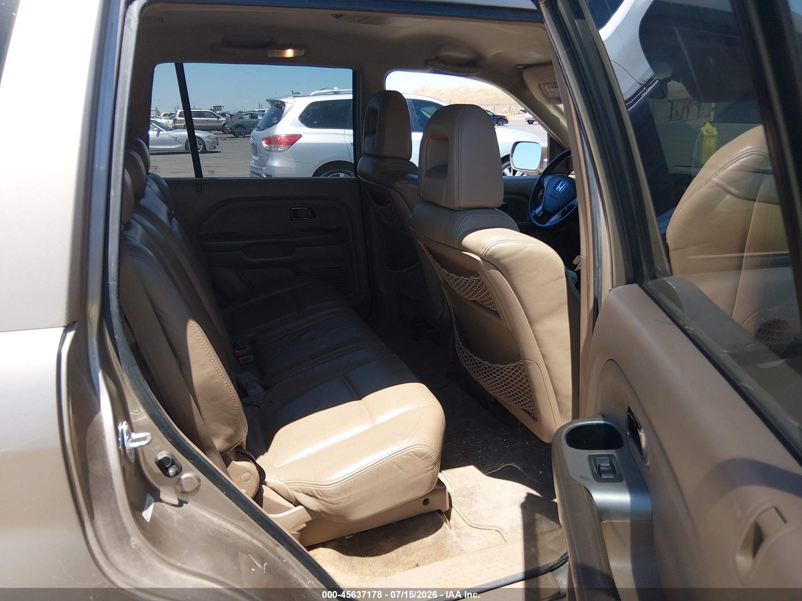 2004 Honda Pilot Ex-l Gold vin: 2HKYF18694H572922