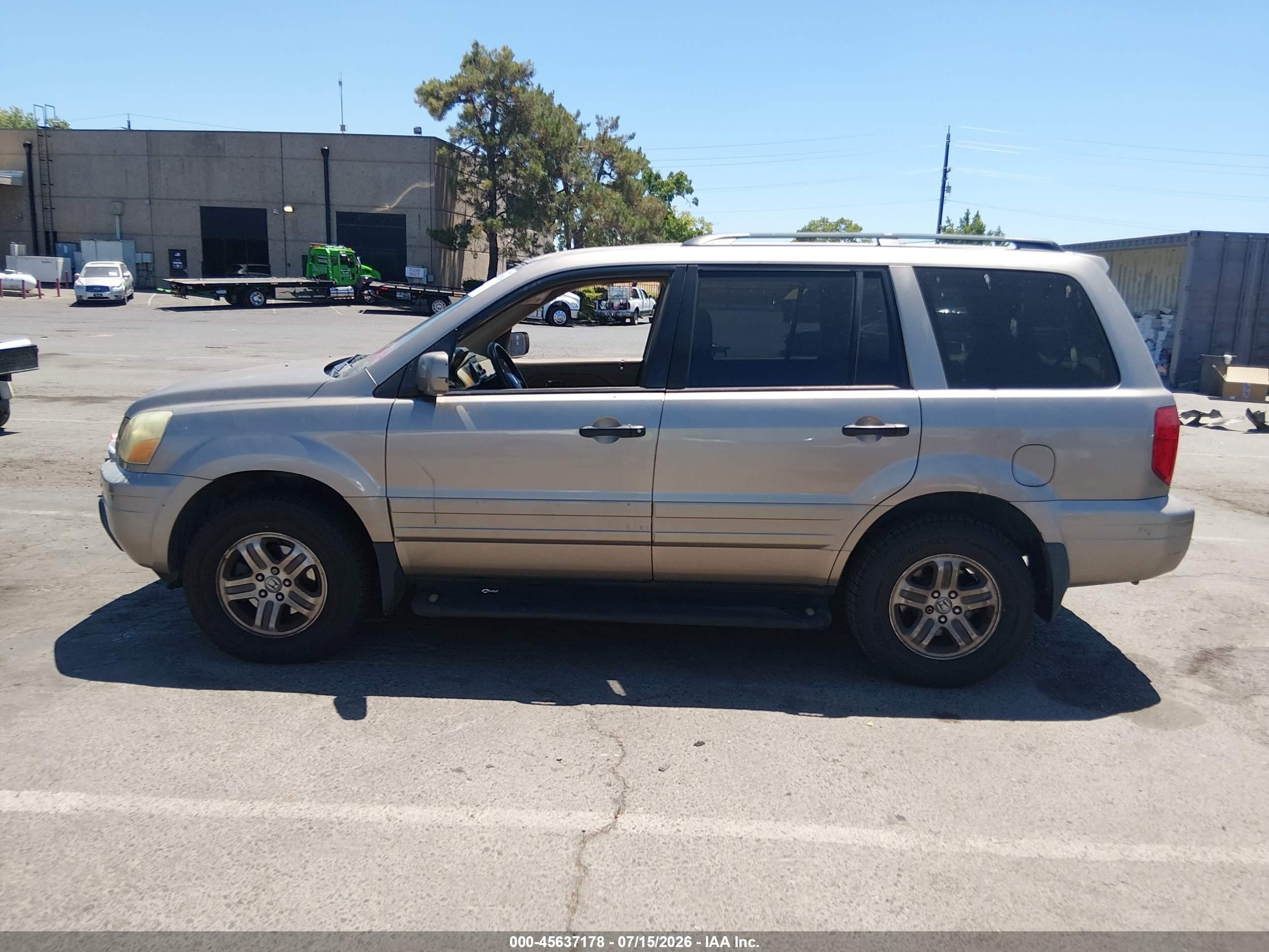 2004 Honda Pilot Ex-l Gold vin: 2HKYF18694H572922