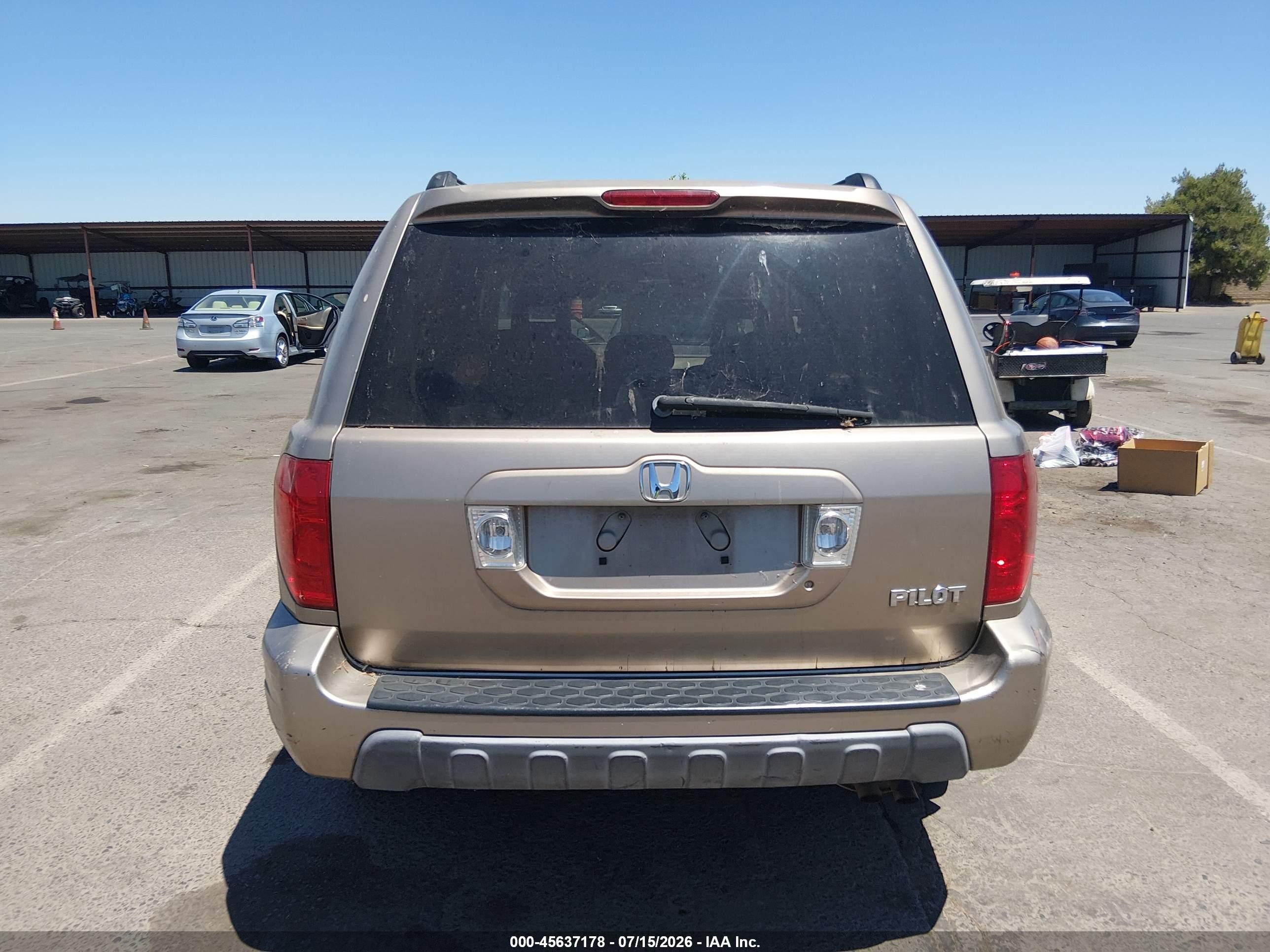 2004 Honda Pilot Ex-l Gold vin: 2HKYF18694H572922