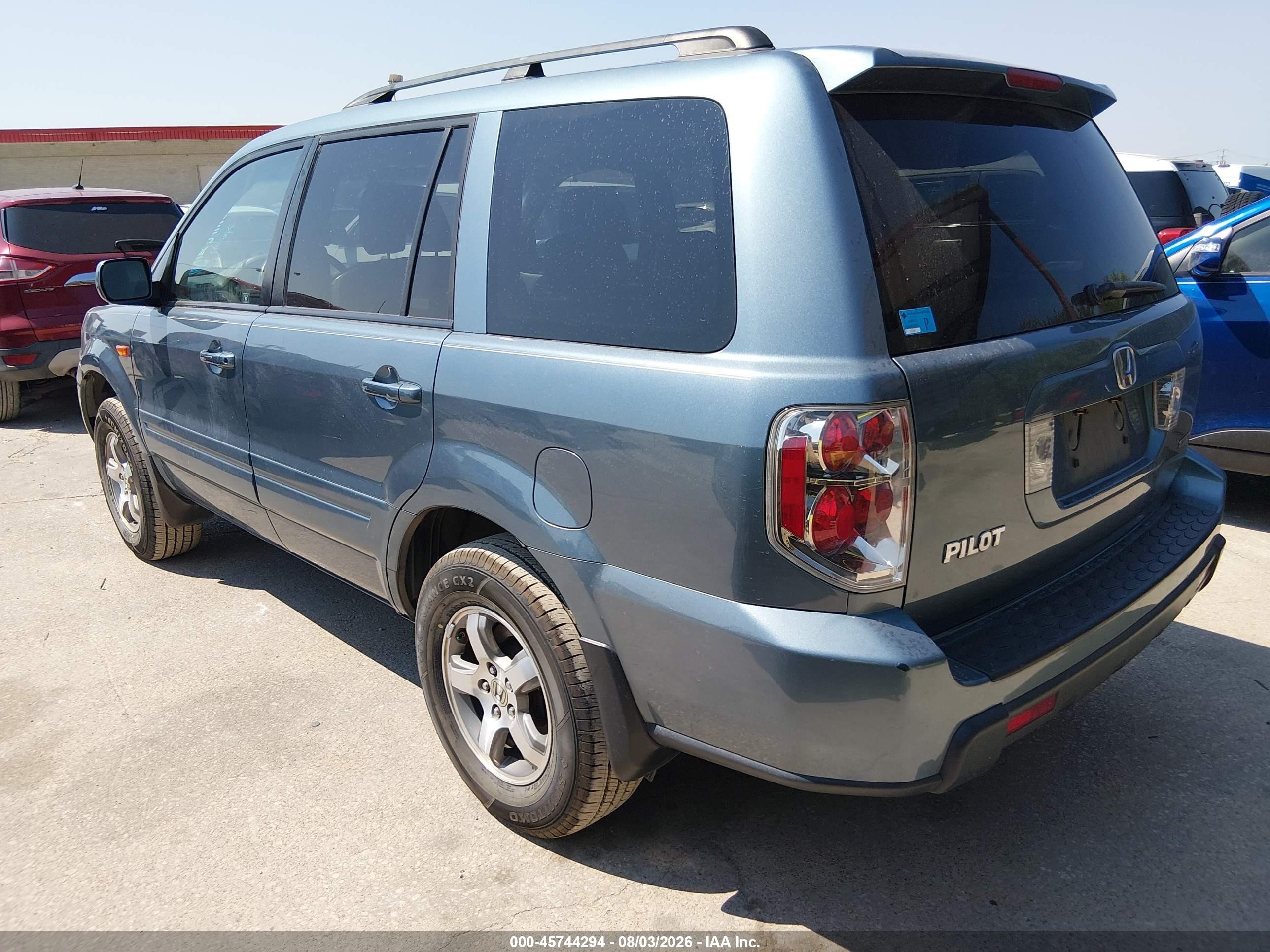 2006 Honda Pilot Ex-l Зеленый vin: 2HKYF18696H515221