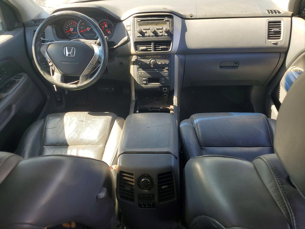 2006 Honda Pilot Ex Blue vin: 2HKYF18696H544685