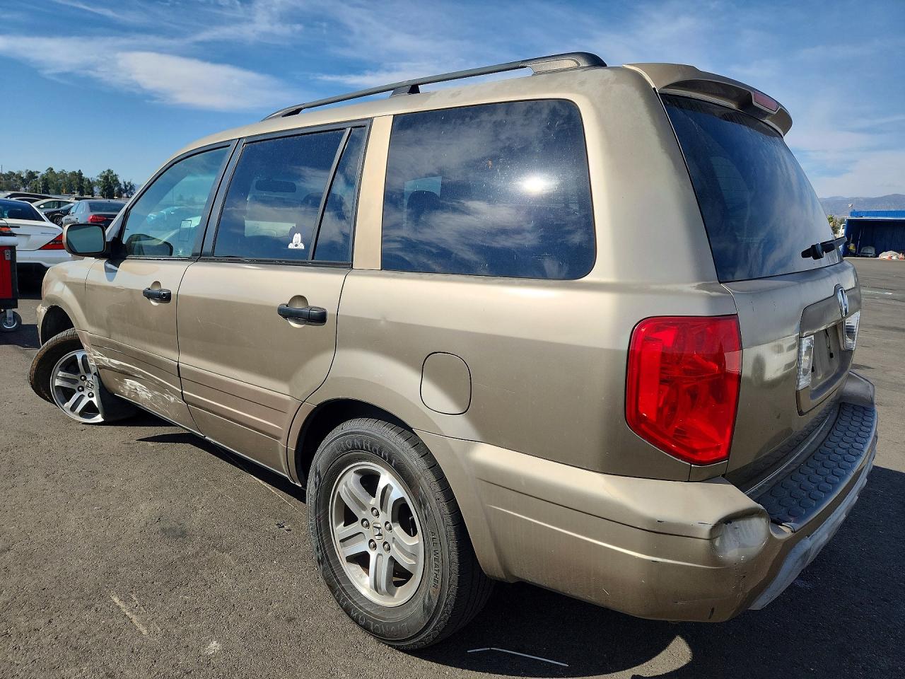 2003 Honda Pilot Exl Tan vin: 2HKYF186X3H530080