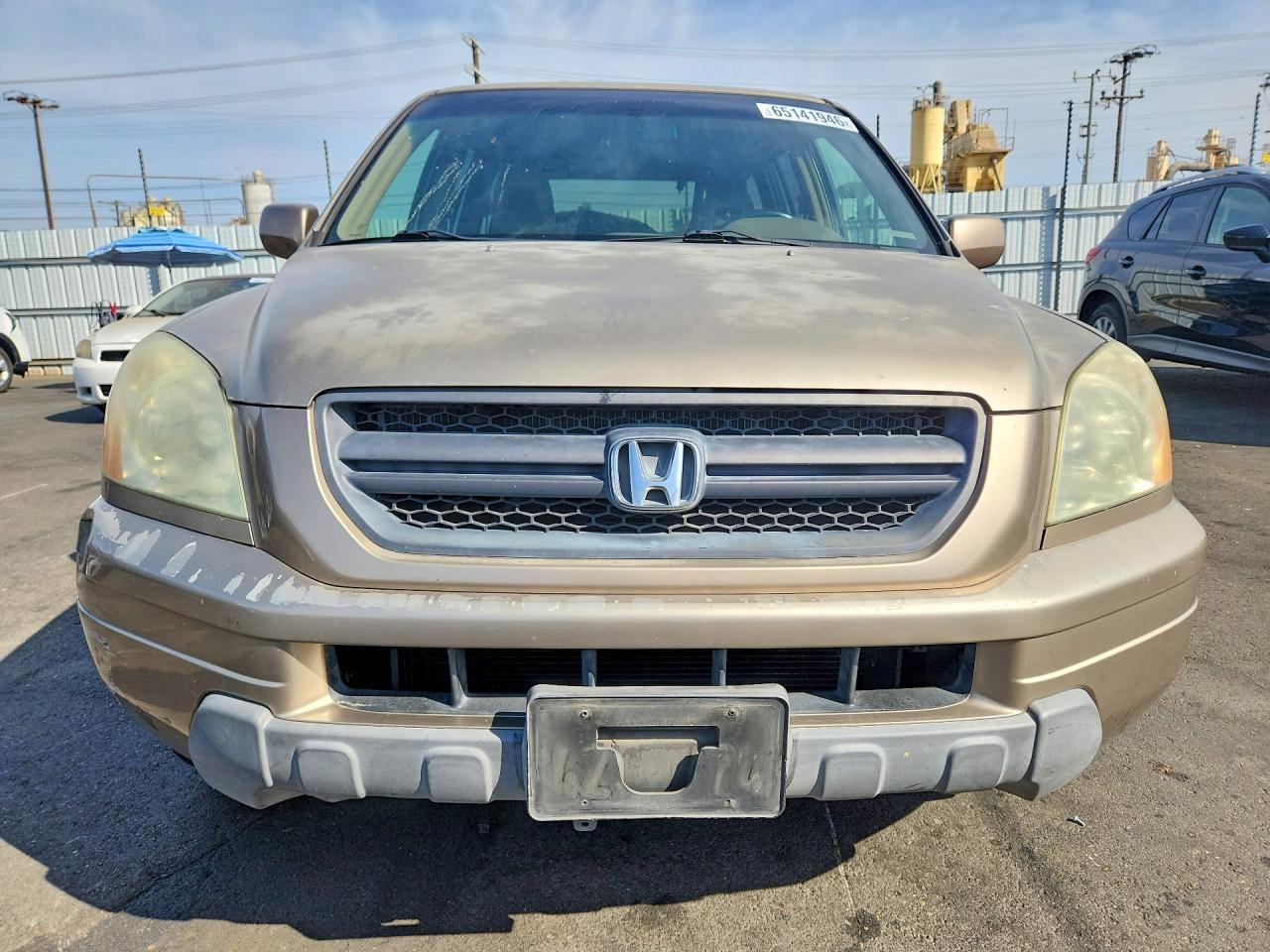 2003 Honda Pilot Exl Tan vin: 2HKYF186X3H530080