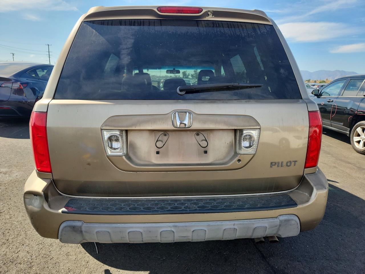 2003 Honda Pilot Exl Tan vin: 2HKYF186X3H530080
