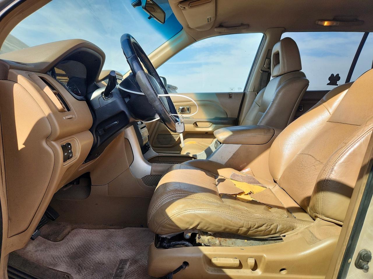 2003 Honda Pilot Exl Tan vin: 2HKYF186X3H530080