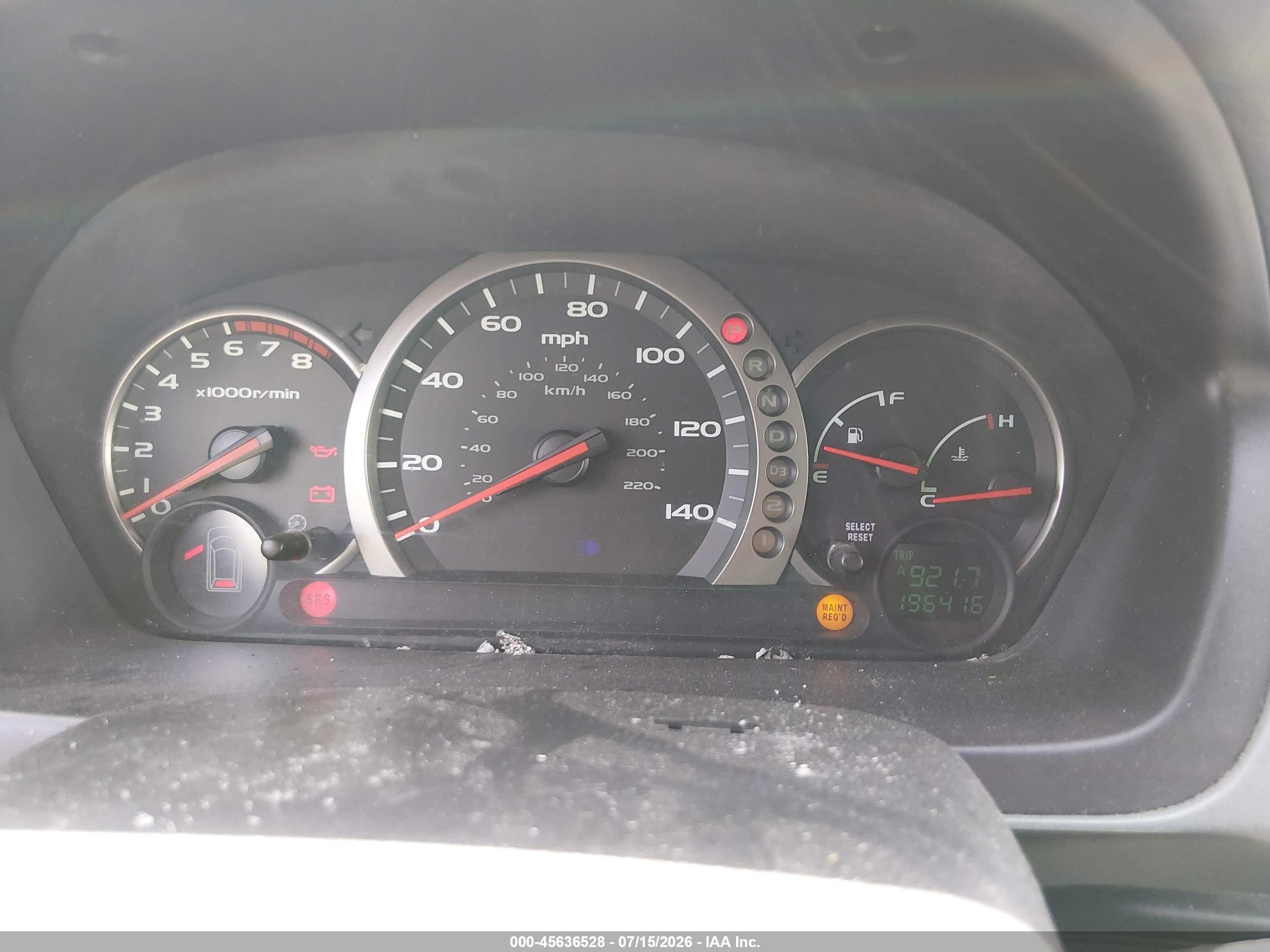 2003 Honda Pilot Ex-l Gray vin: 2HKYF186X3H545324