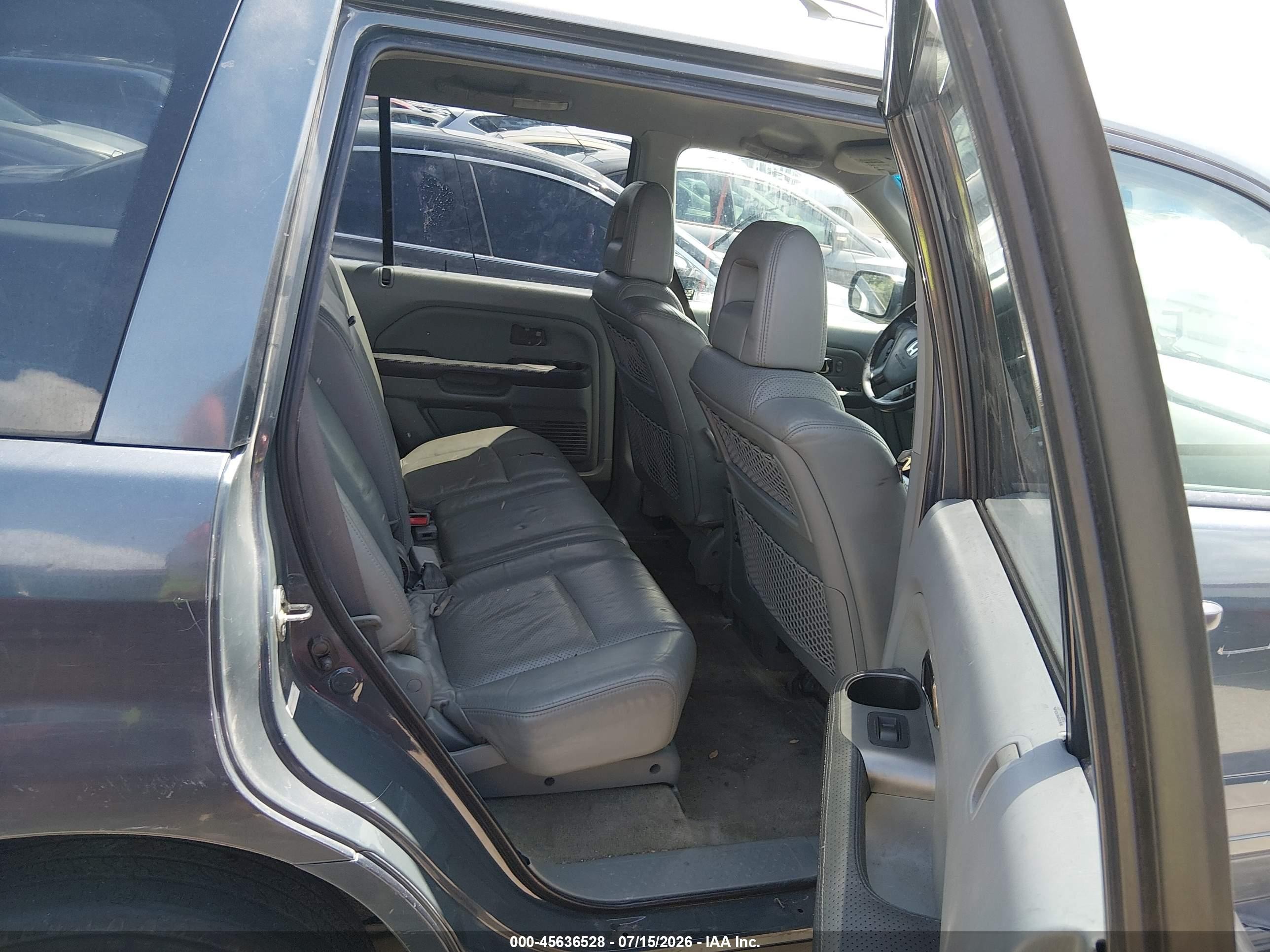 2003 Honda Pilot Ex-l Gray vin: 2HKYF186X3H545324