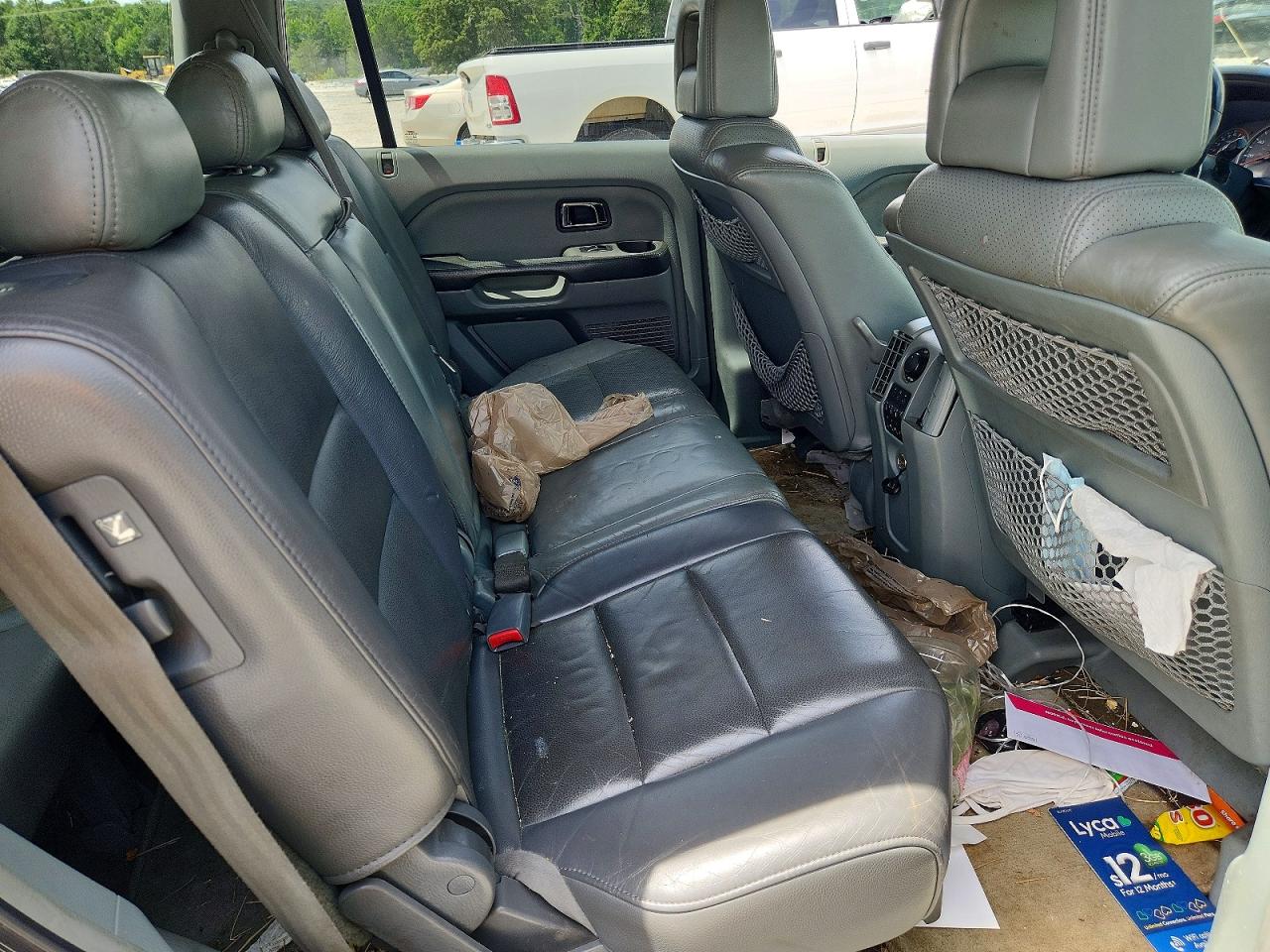2004 Honda Pilot Exl Blue vin: 2HKYF186X4H573027