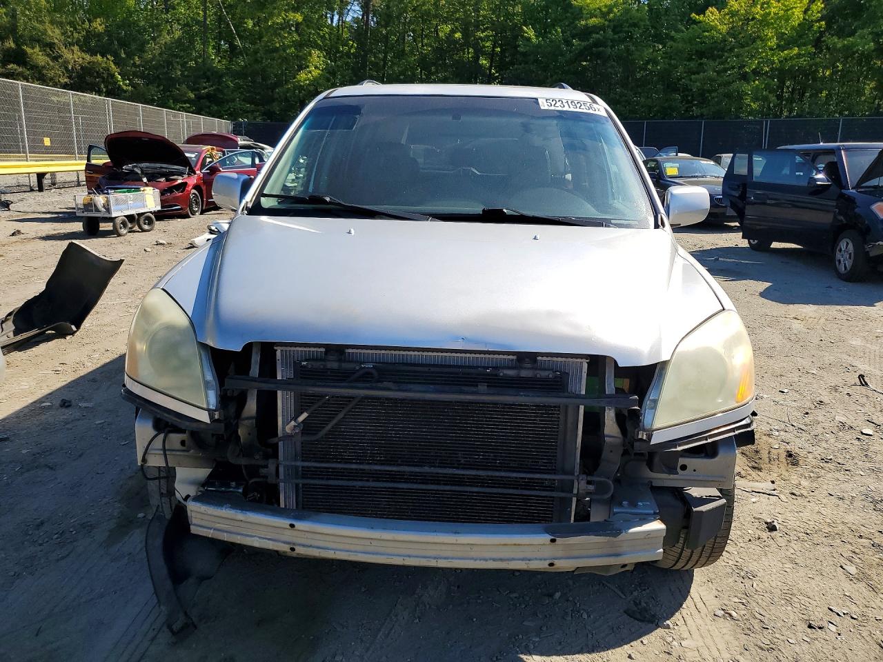 2005 Honda Pilot Exl Silver vin: 2HKYF186X5H508230