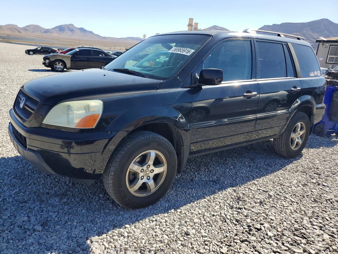 2005 Honda Pilot Exl Black vin: 2HKYF186X5H510060