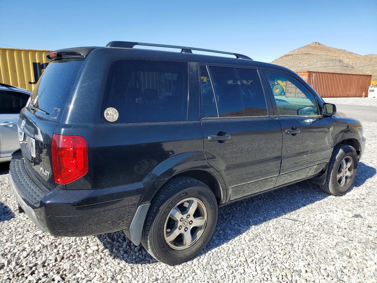 2005 Honda Pilot Exl Black vin: 2HKYF186X5H510060