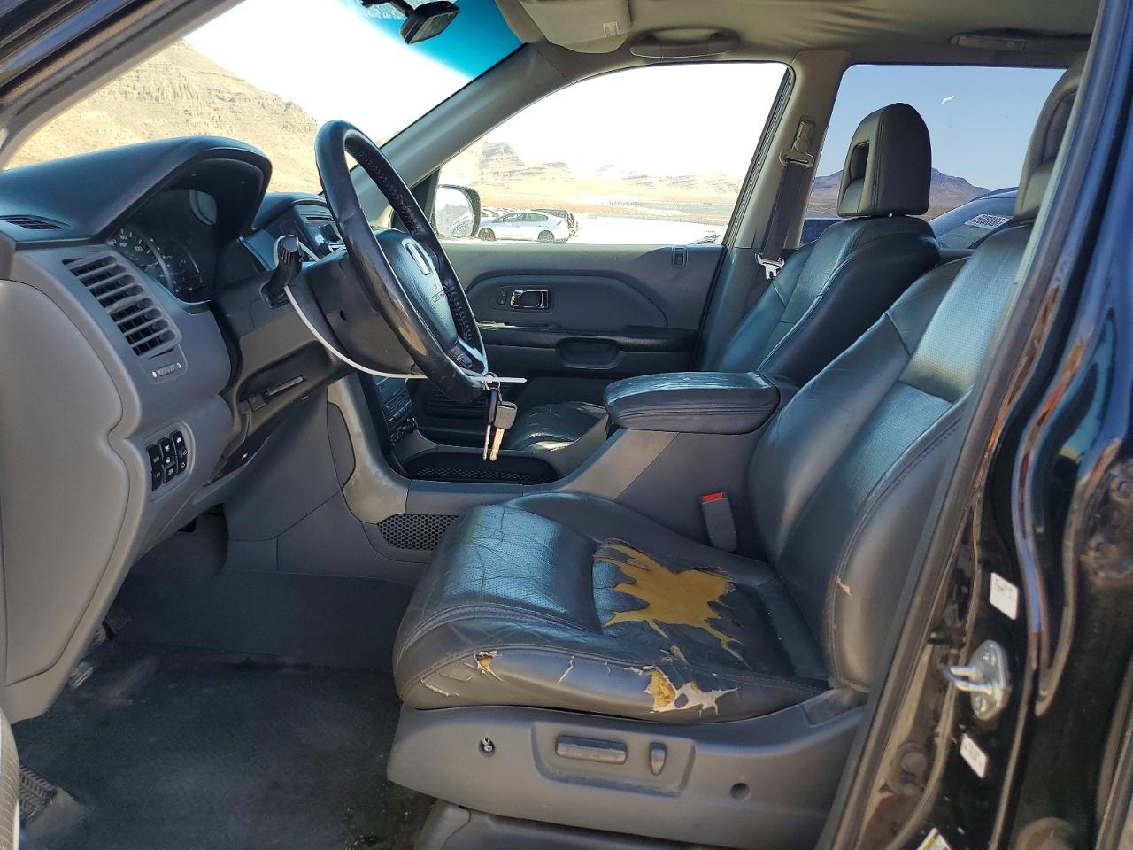 2005 Honda Pilot Exl Black vin: 2HKYF186X5H510060