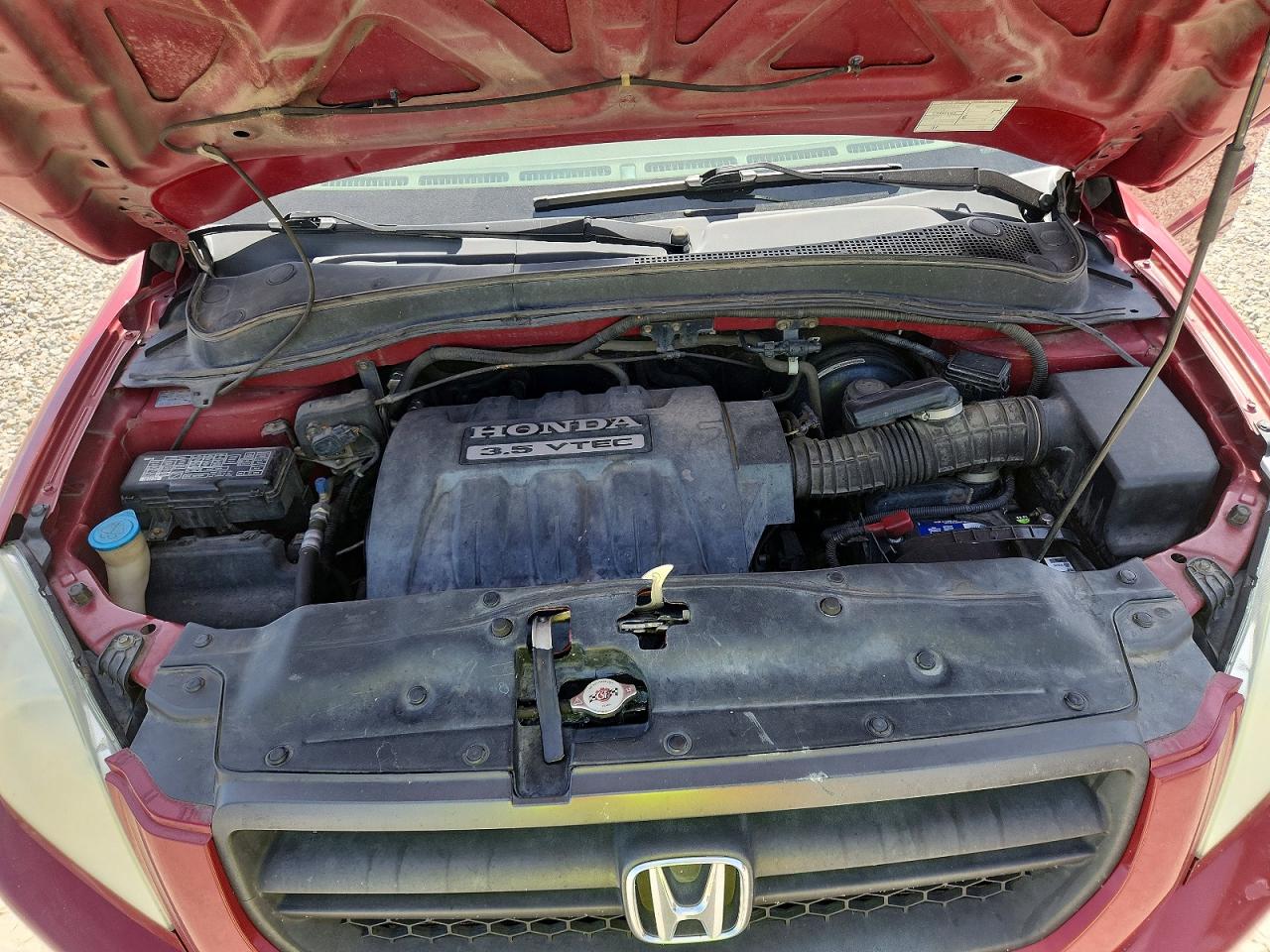 2005 Honda Pilot Exl Maroon vin: 2HKYF186X5H553569