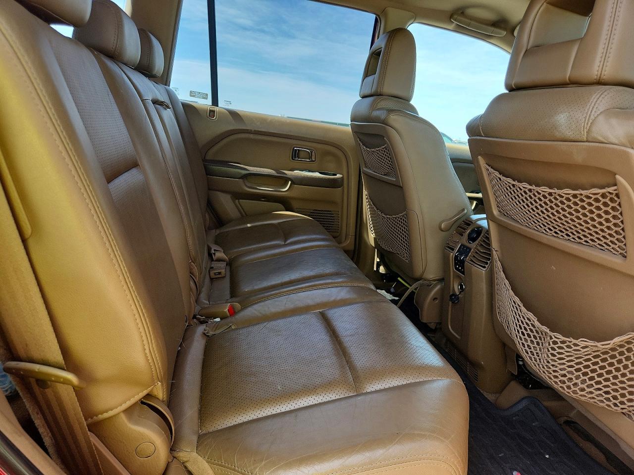 2005 Honda Pilot Exl Maroon vin: 2HKYF186X5H553569