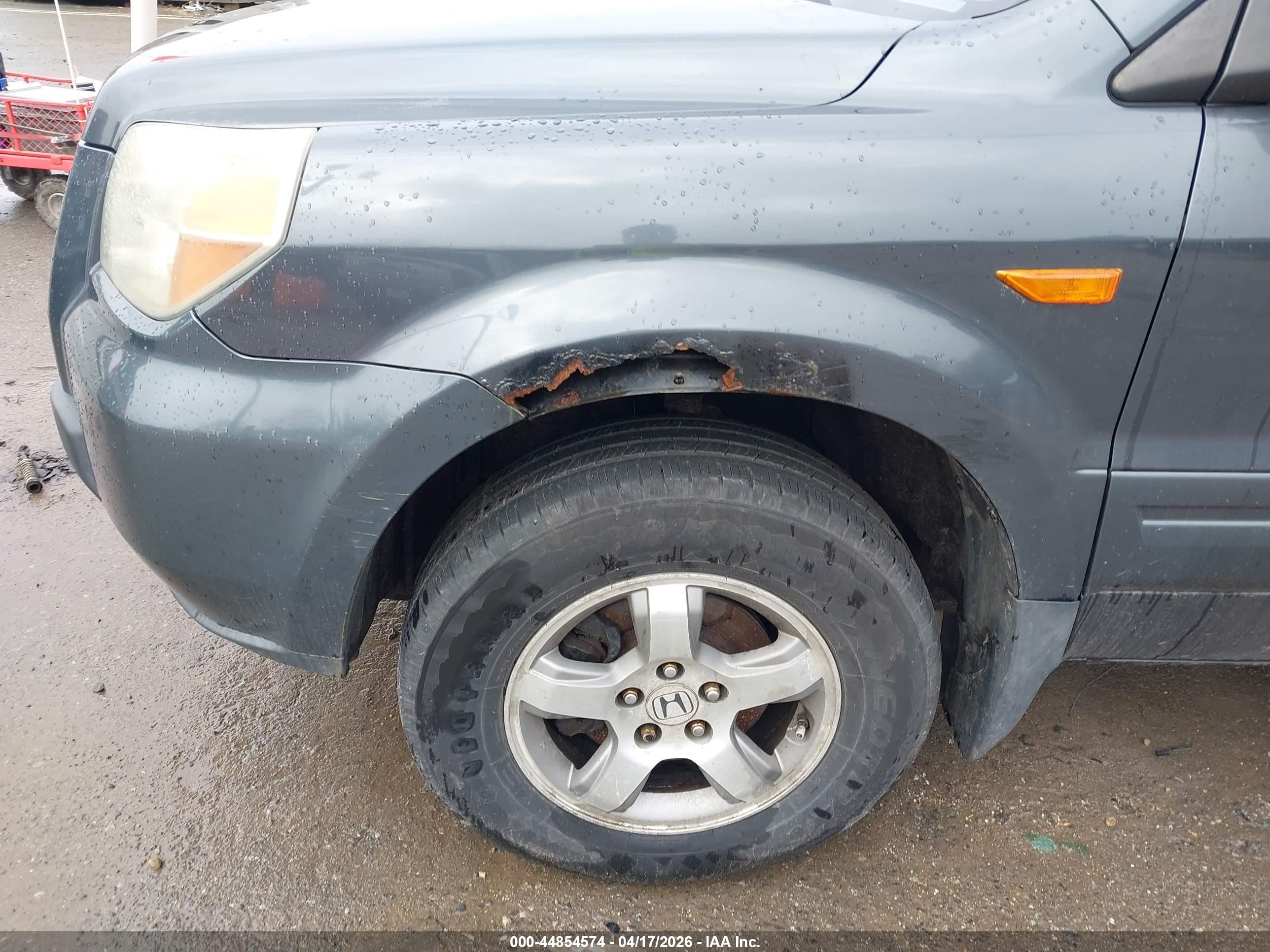 2006 Honda Pilot Ex-l Синий vin: 2HKYF186X6H518192