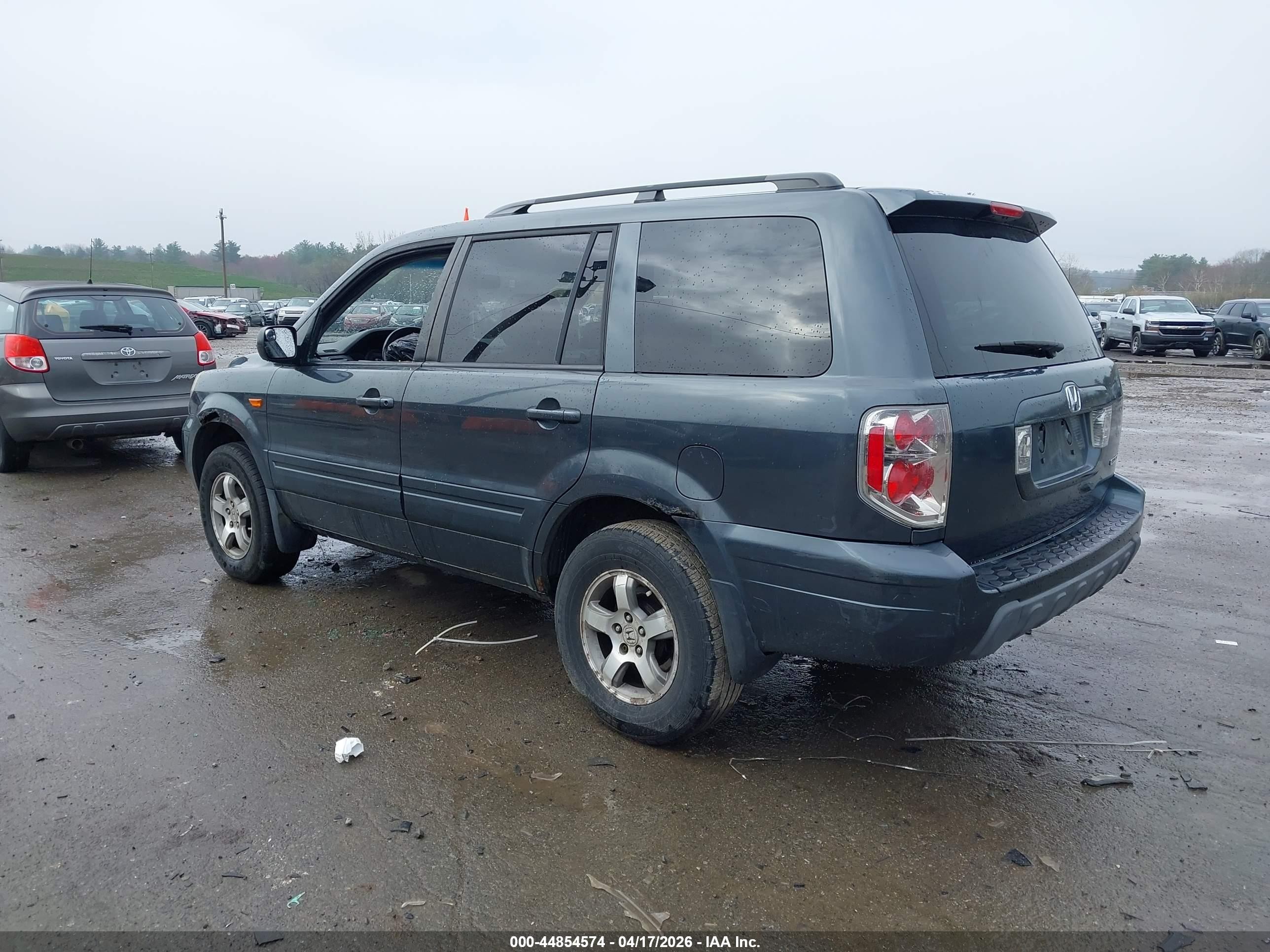 2006 Honda Pilot Ex-l Синий vin: 2HKYF186X6H518192