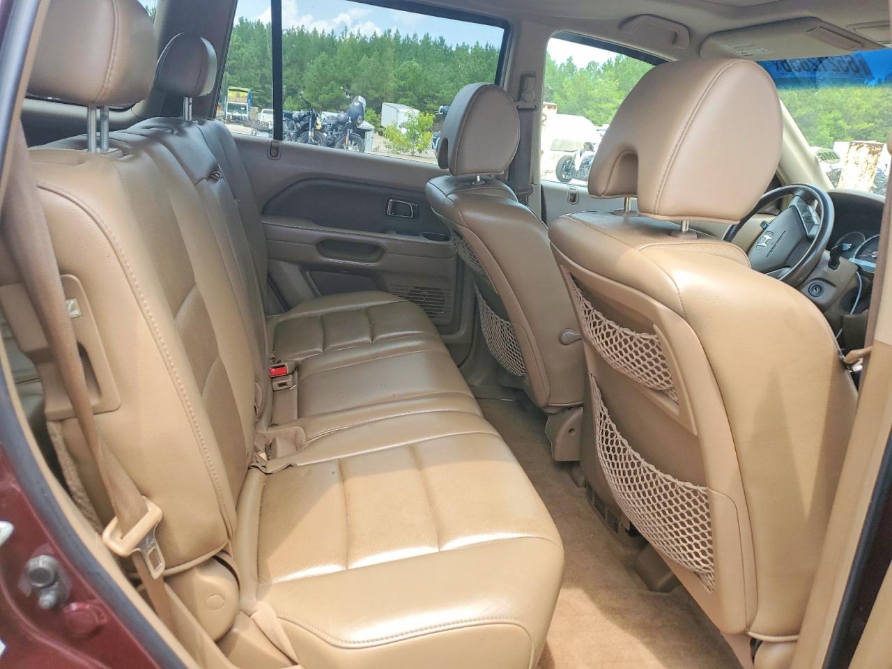 2007 Honda Pilot Ex-l( With Res) Бордовый vin: 2HKYF186X7H528299